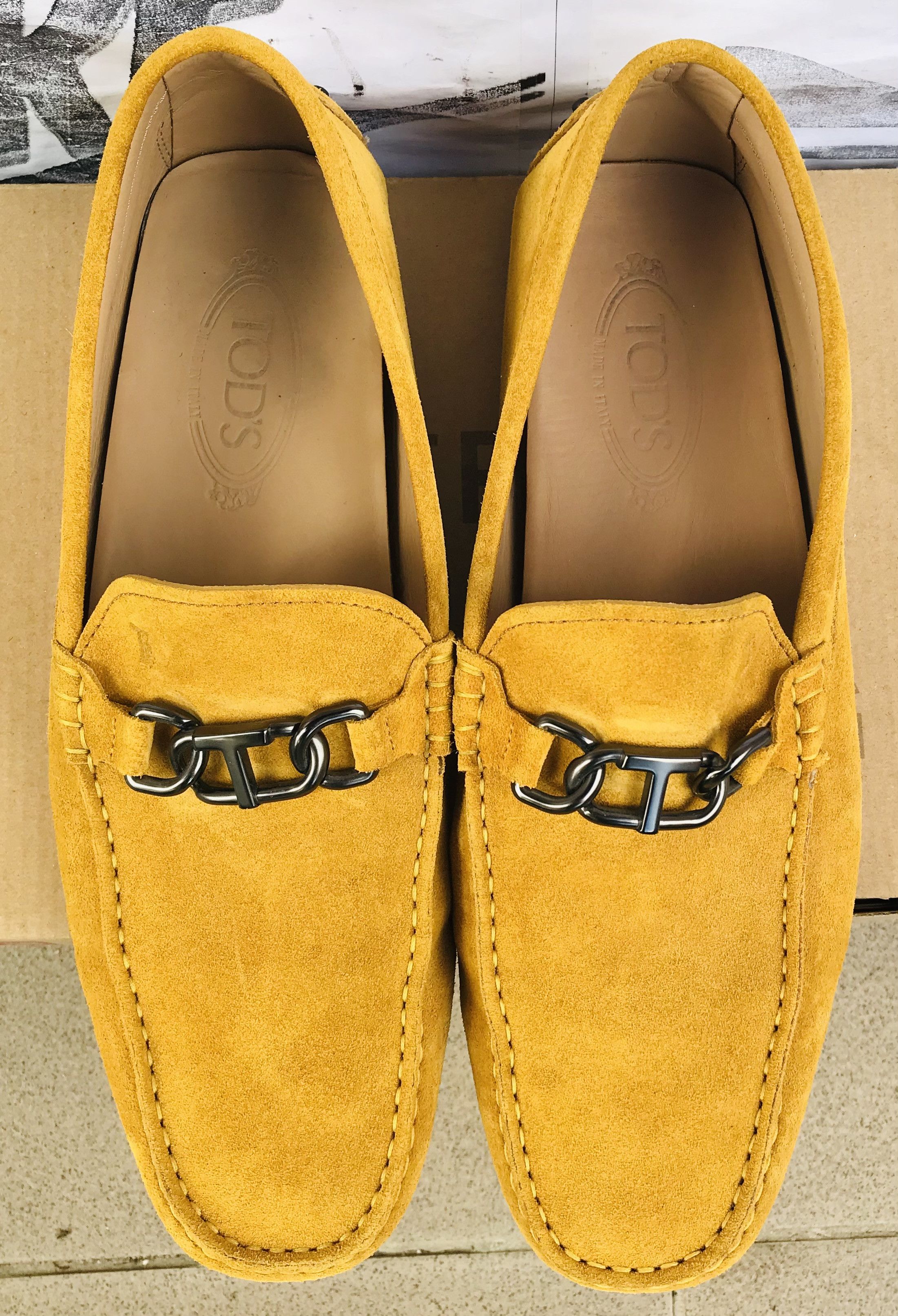 Tod's Tod's Gommino Men's Driving Shoes Loafers Suede Slip On Size US 10.5 / EU 43-44 - 7 Thumbnail