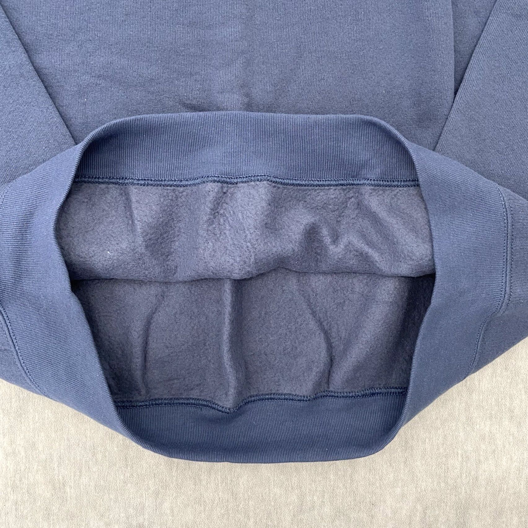 Fruit Of The Loom VINTAGE Fruit Of The Loom Sweatshirt Adult Extra Large Blue Blank Pullover Mens Size US XL / EU 56 / 4 - 4 Thumbnail