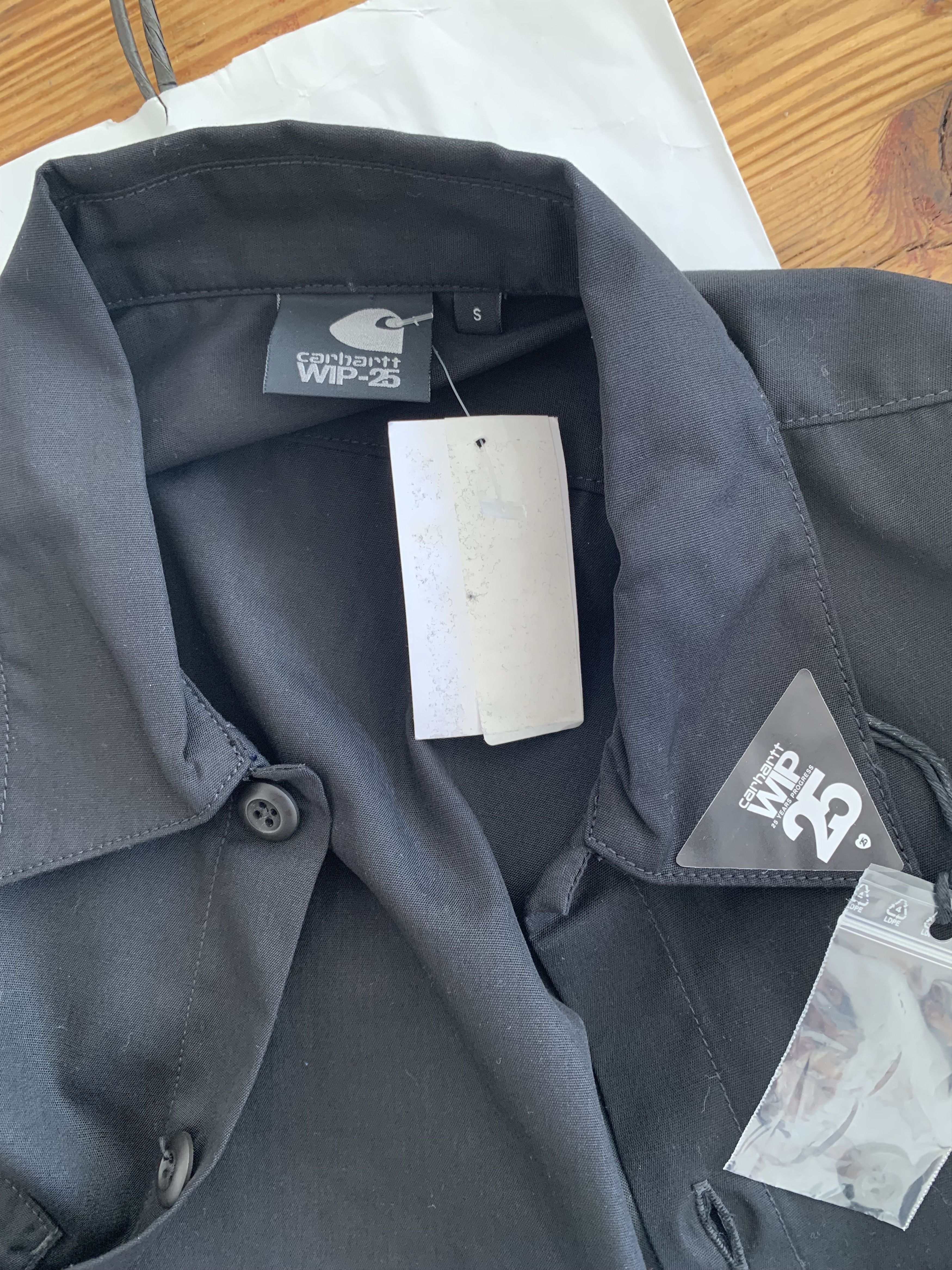 Carhartt Wip Carhartt WIP 25 MASTER SHIRT XXV Black rigid Size M Medium Size US M / EU 48-50 / 2 - 3 Thumbnail
