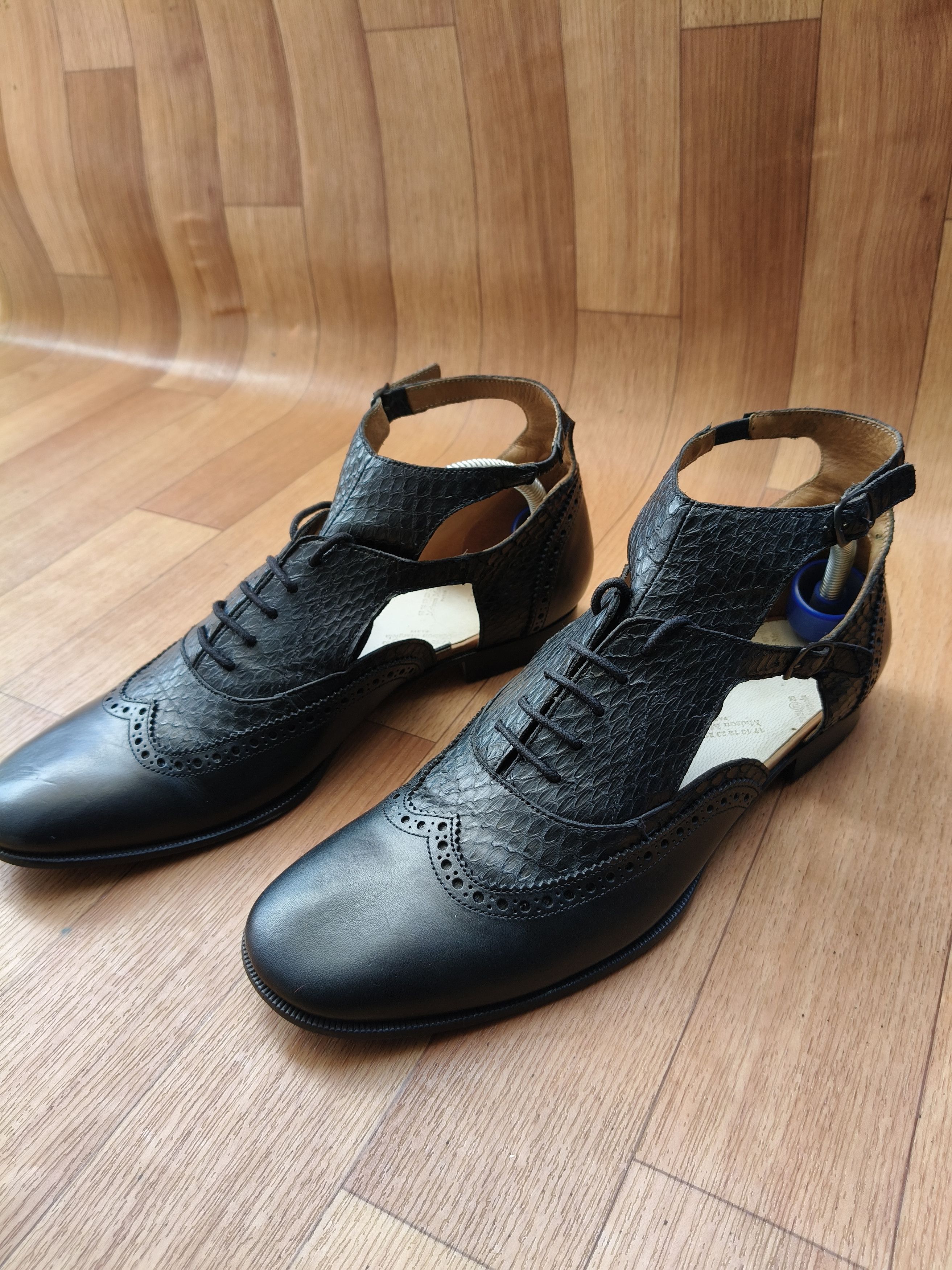 Maison Margiela 🔋🔥Maison Margiela " snakeskin - Oxfords " Size US 8 / EU 41 - 6 Thumbnail