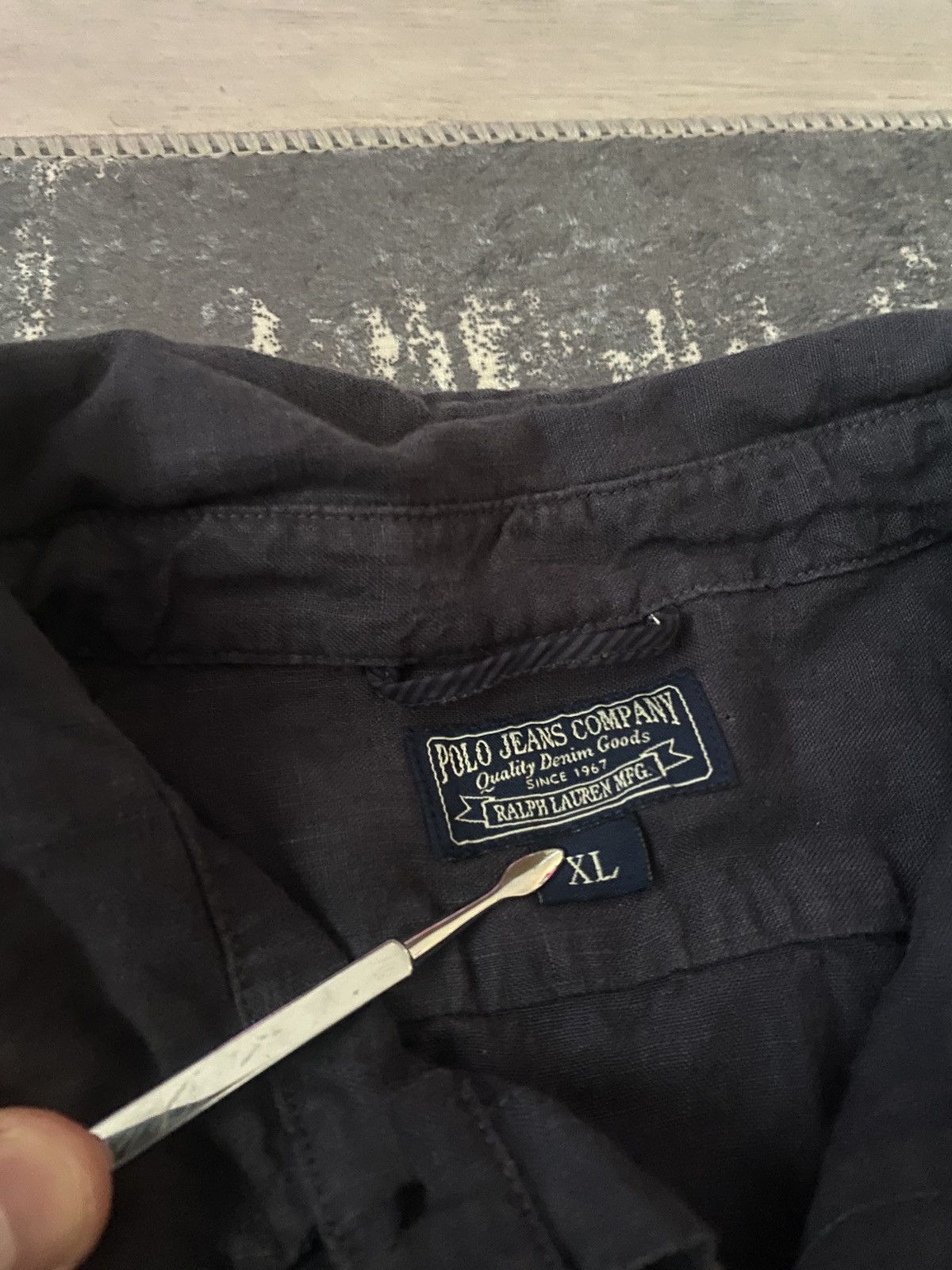 Ralph Lauren Vintage Polo jeans company ralph lauren linen shirt Size US XL / EU 56 / 4 - 2 Thumbnail