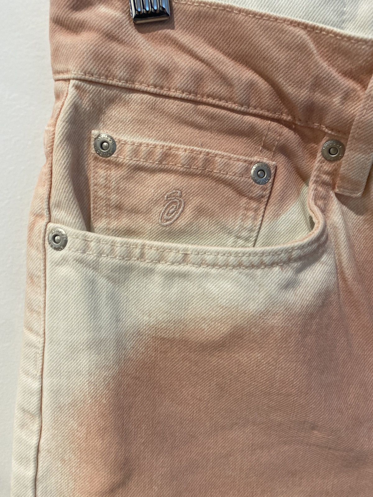 Stussy Stussy big ol shorts spray dye faded pink Size US 34 / EU 50 - 2 Thumbnail