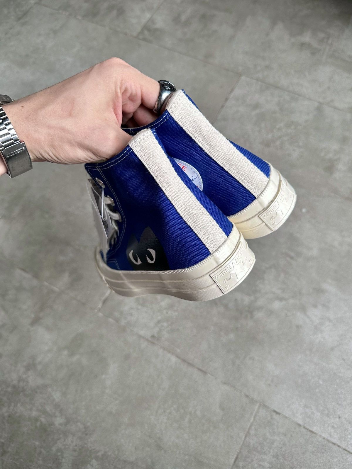 Comme des Garcons PLAY × Converse CDG PLAY x CONVERSE HI CHUCK TAILOR 70 Size US 7 / IT 37 - 10 Thumbnail