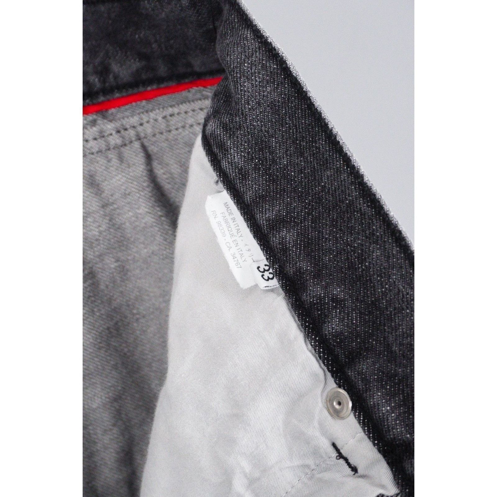 Prada Prada 2009 vintage washed grey riri zip logo jeans pants Size US 33 - 9 Thumbnail