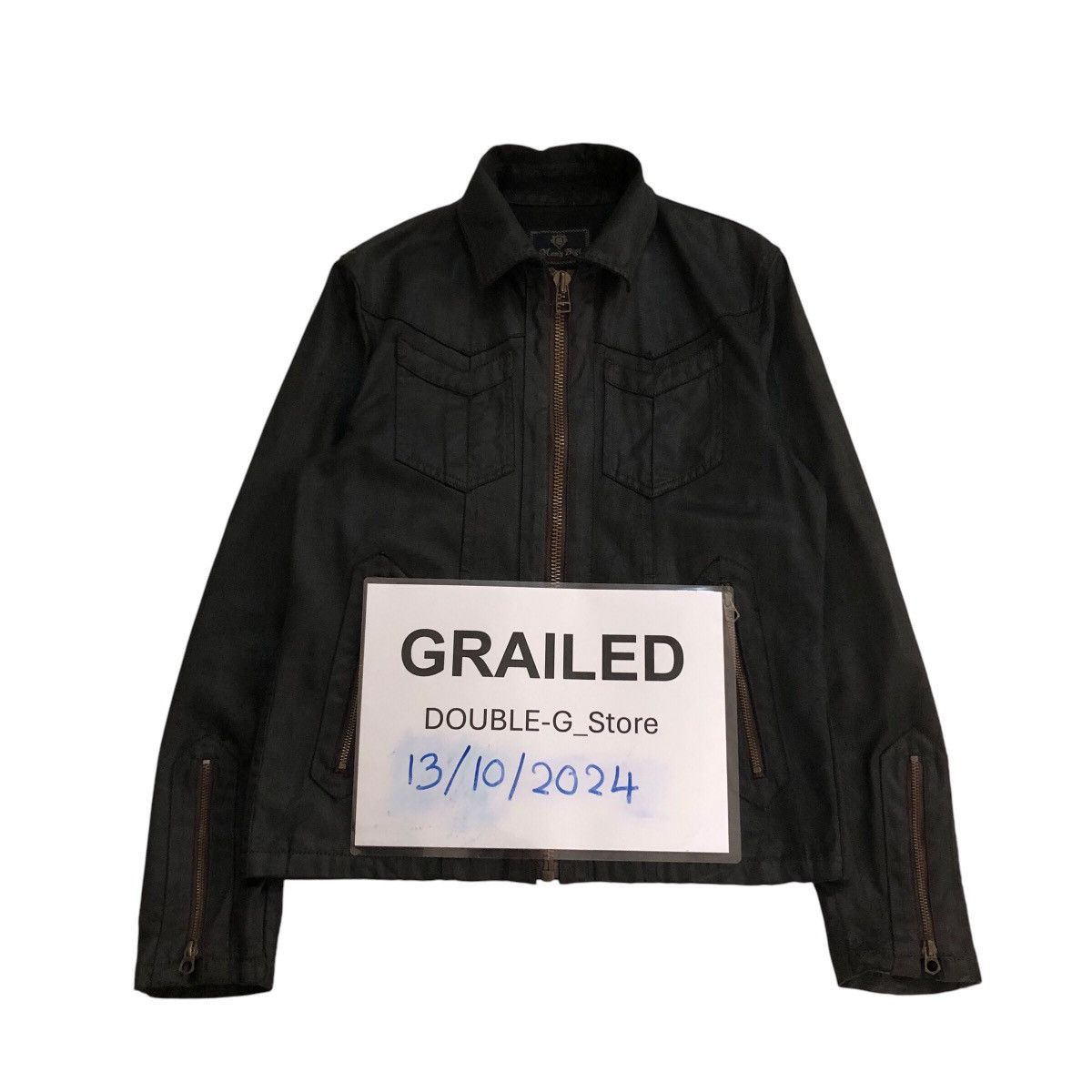 Japanese Brand 📌Vintage Trucker Biker Jacket Men Bigi Japan Issey Miyake Size US M / EU 48-50 / 2 - 1 Thumbnail