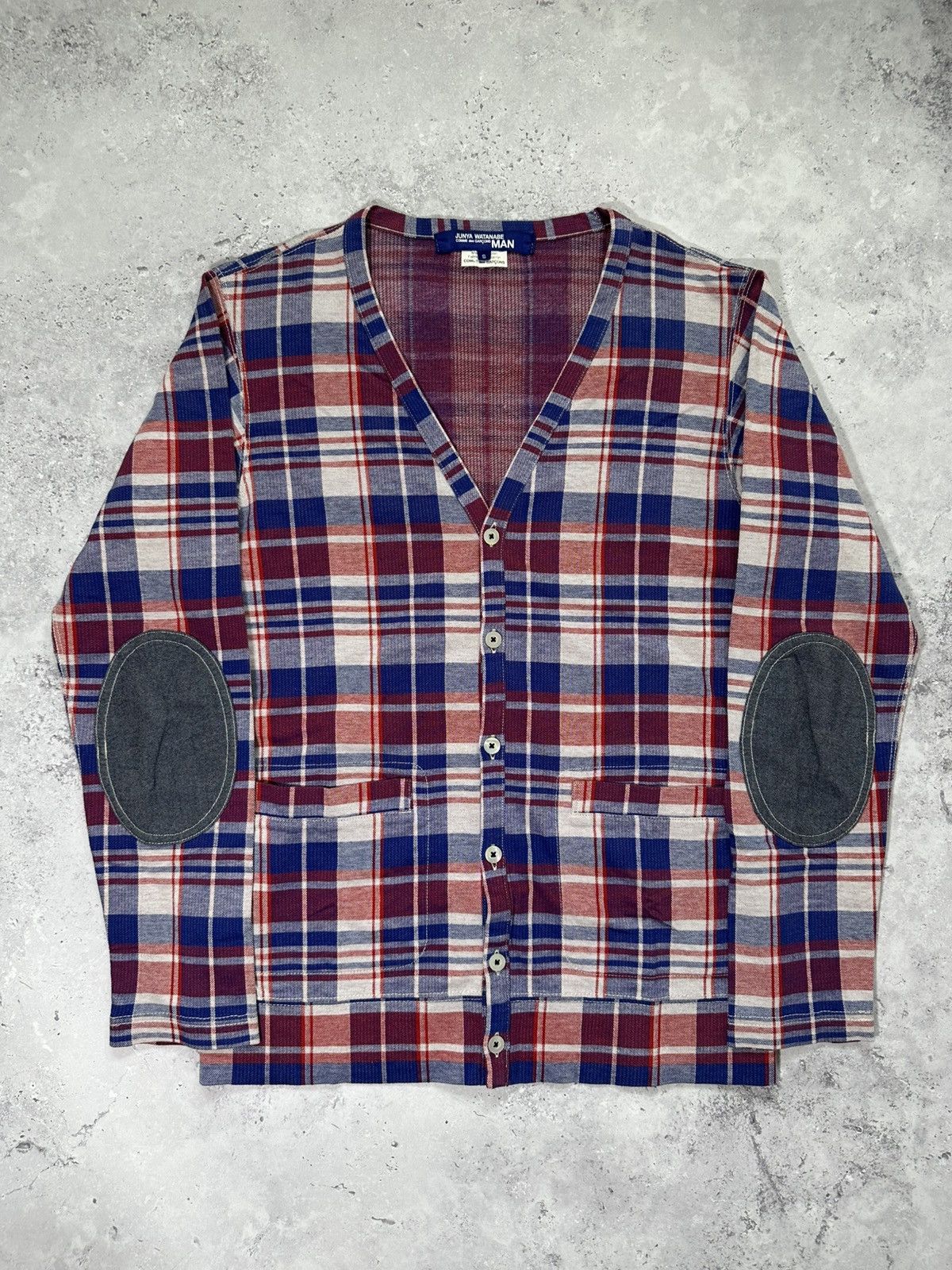Junya Watanabe Junya Watanabe MAN Comme des Garçons 2012 Plaid Cardigan Size US S / EU 44-46 / 1 - 1 Thumbnail
