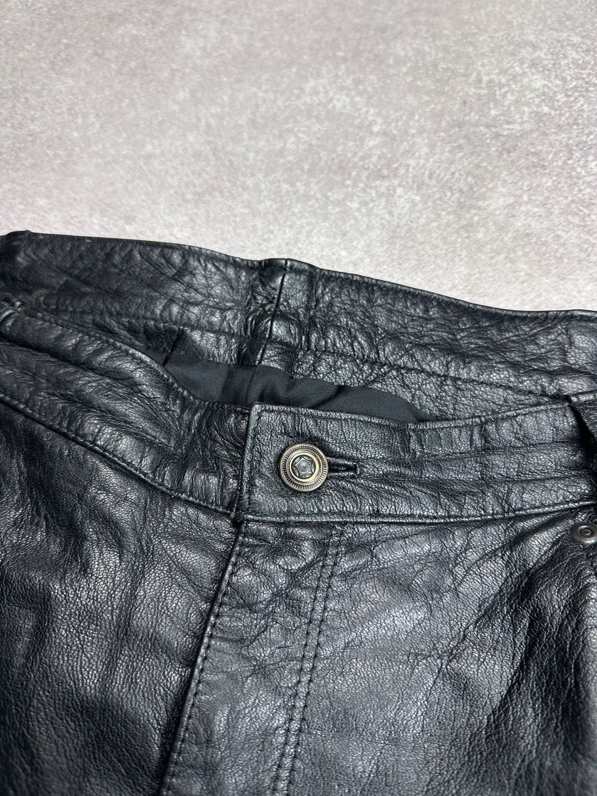 Genuine Leather Vintage Genuine Leather Moto Avantgarde Pants L 34 Size US 34 / EU 50 - 6 Thumbnail