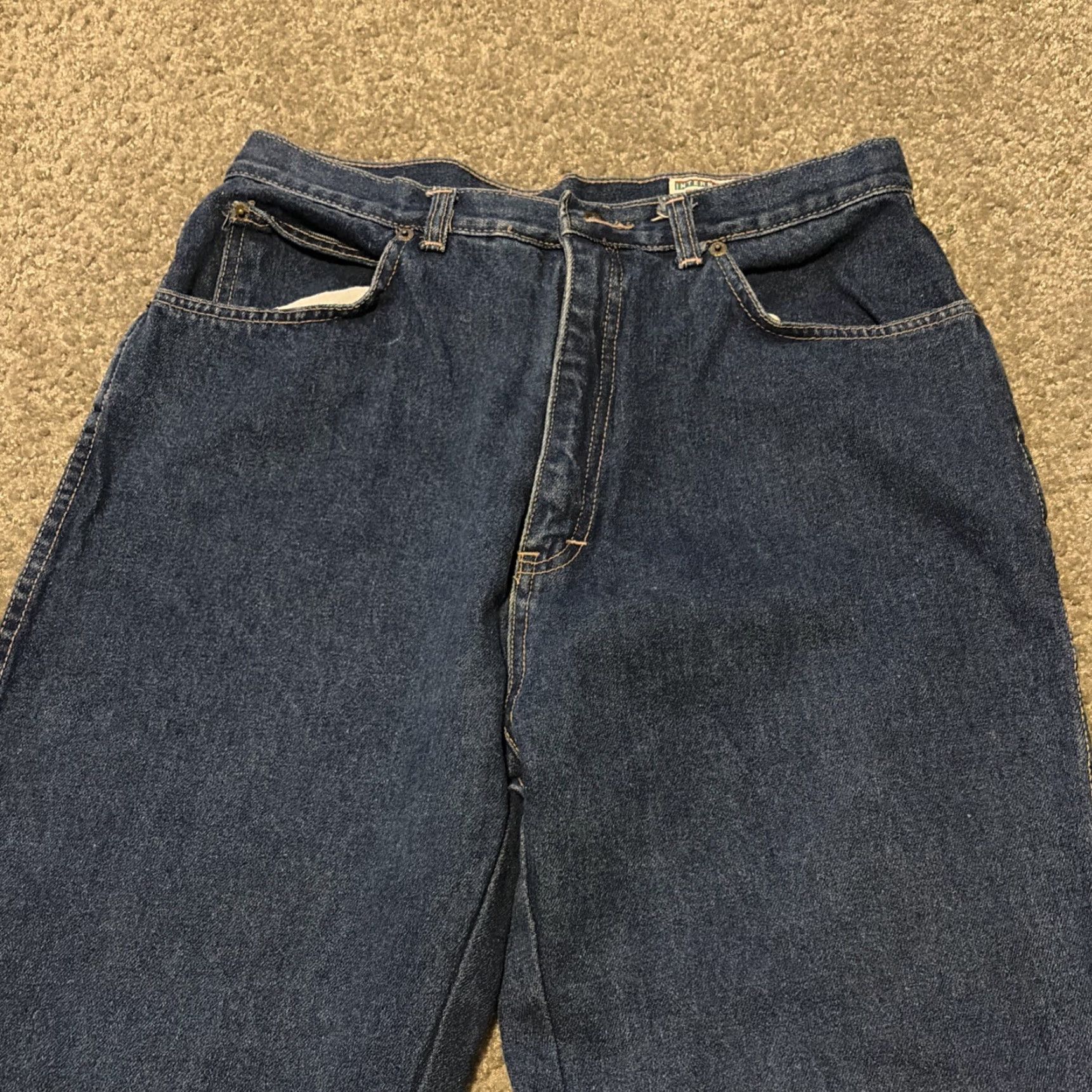 Vintage VINTAGE Stefano Dark Wash Women’s Jeans 30x29” 80s Tapered Blue Denim Size 18 Regular Womens Size 30" / US 8 / IT 44 - 3 Thumbnail