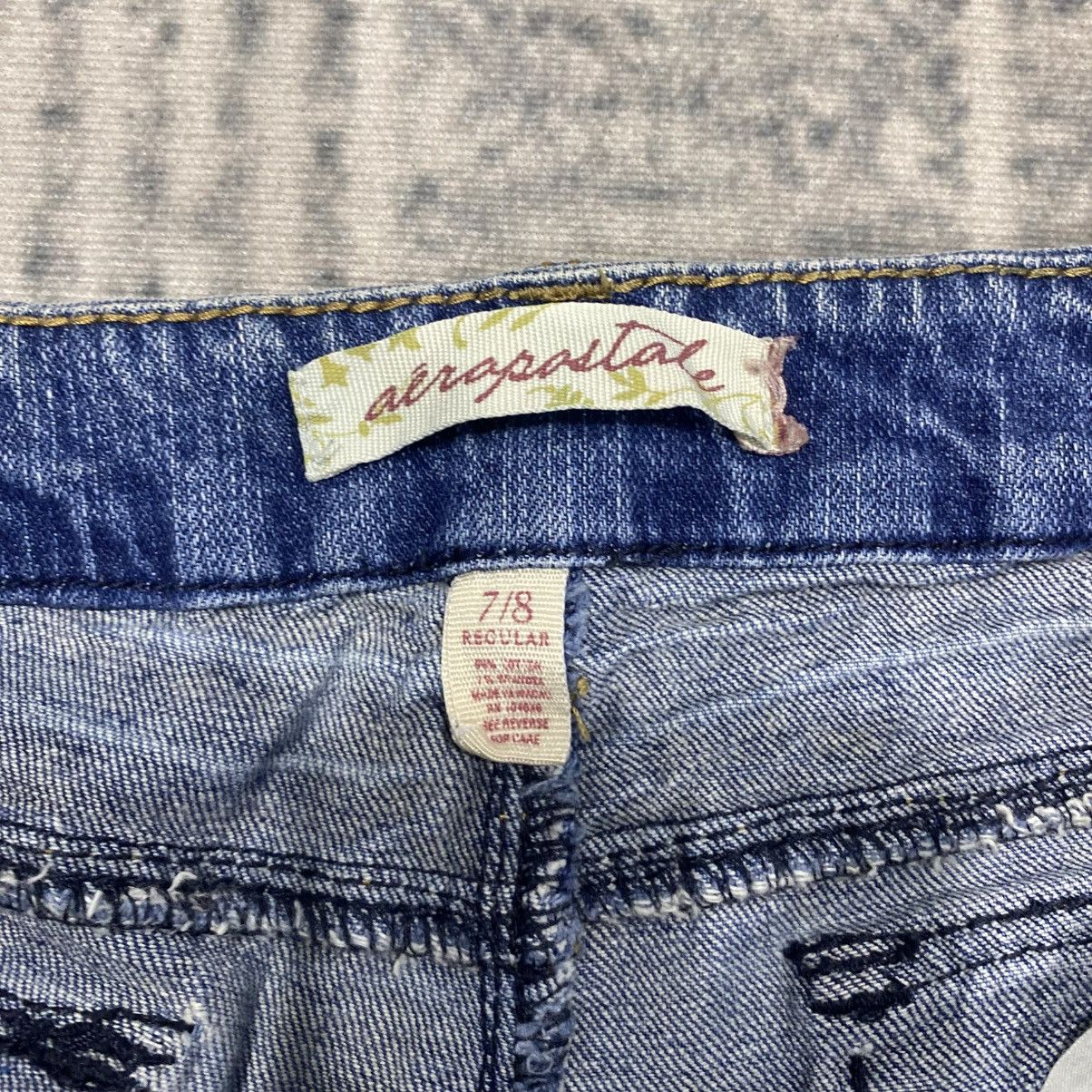Japanese Brand × Vintage Flare 🔥 Aerospotale Bootcut Jeans 90s Cowboy Punk Style Size US 32 / EU 48 - 6 Thumbnail
