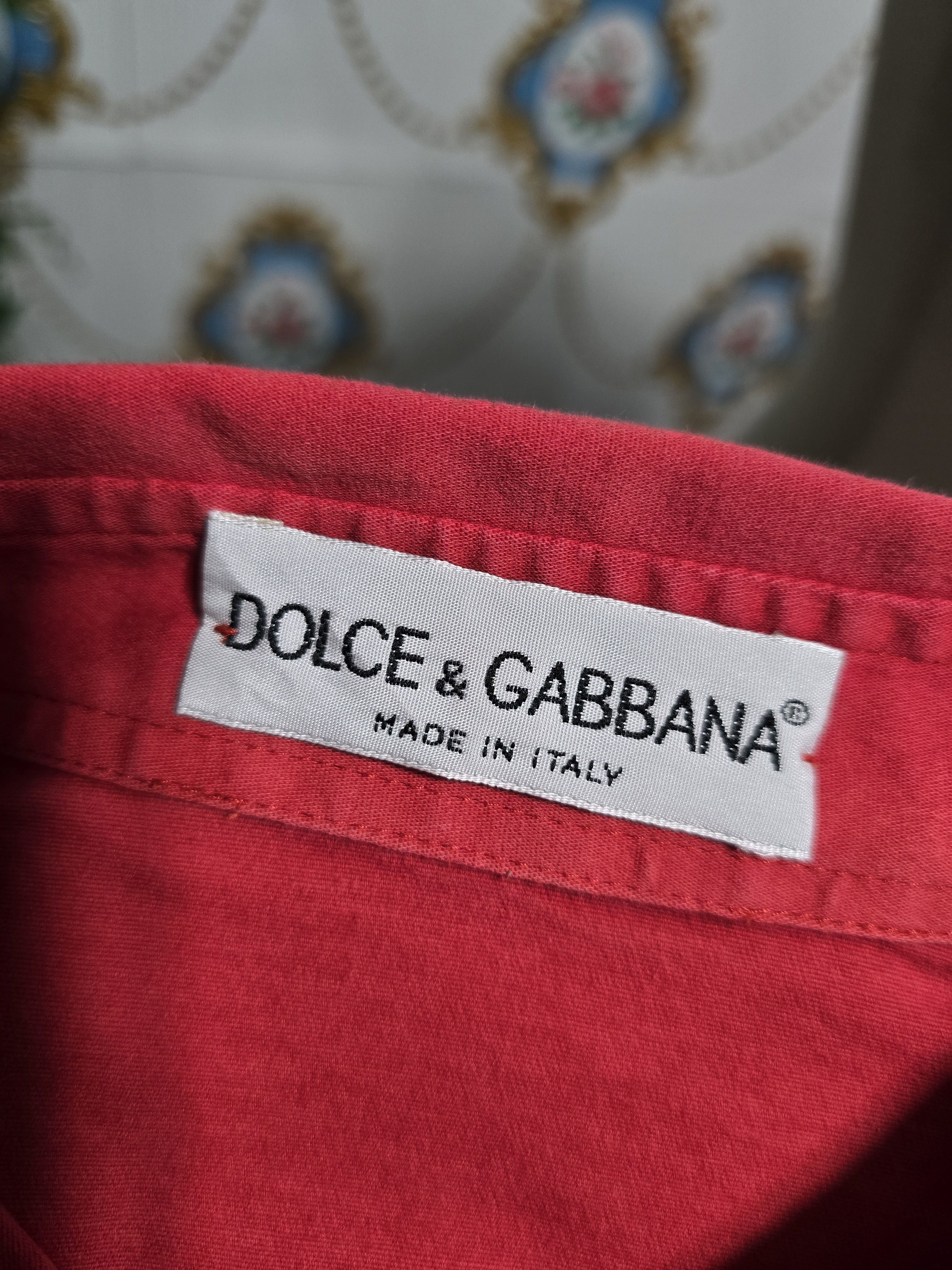 Dolce & Gabbana Dolce&Gabbana short-sleeve.1980' VINTAGE. SAVERIO Sp Size L / US 10 / IT 46 - 12 Thumbnail