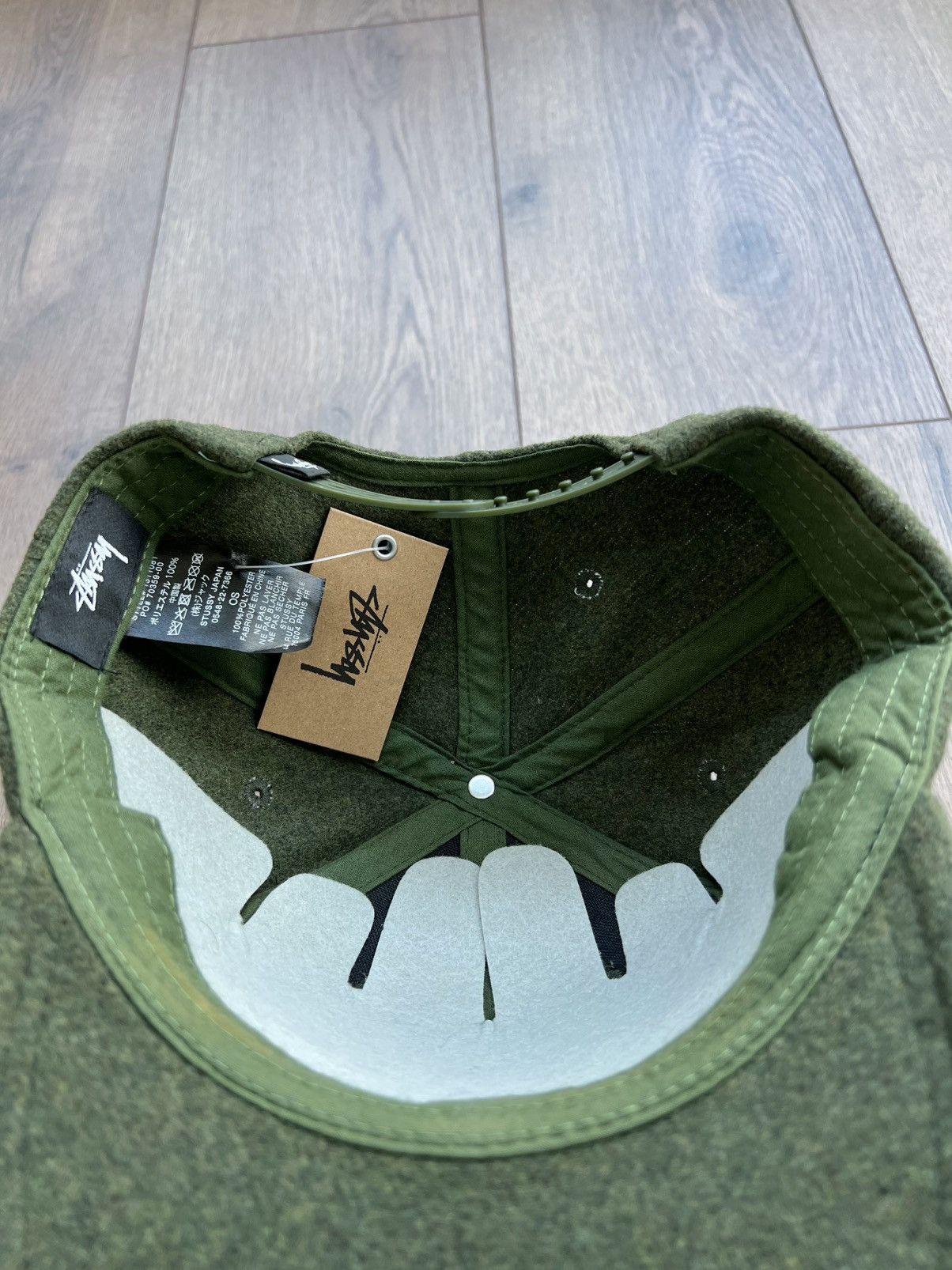 Stussy Worldwide Low Pro Cap Hat “Forest”