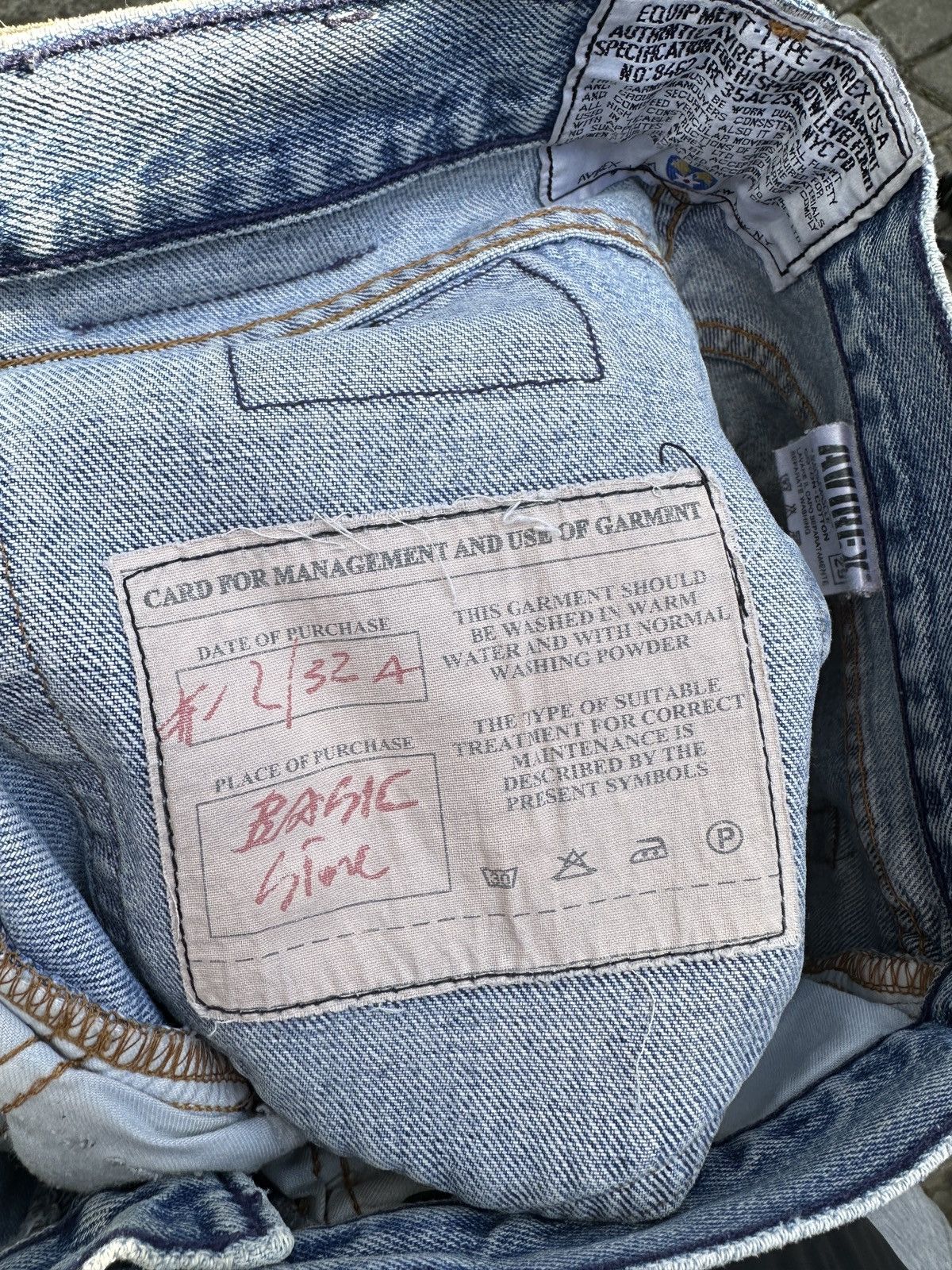 Avirex × Vintage Vintage Avirex Jeans Casual Streetwear USA Baggy Rare Hype Size US 29 - 9 Thumbnail