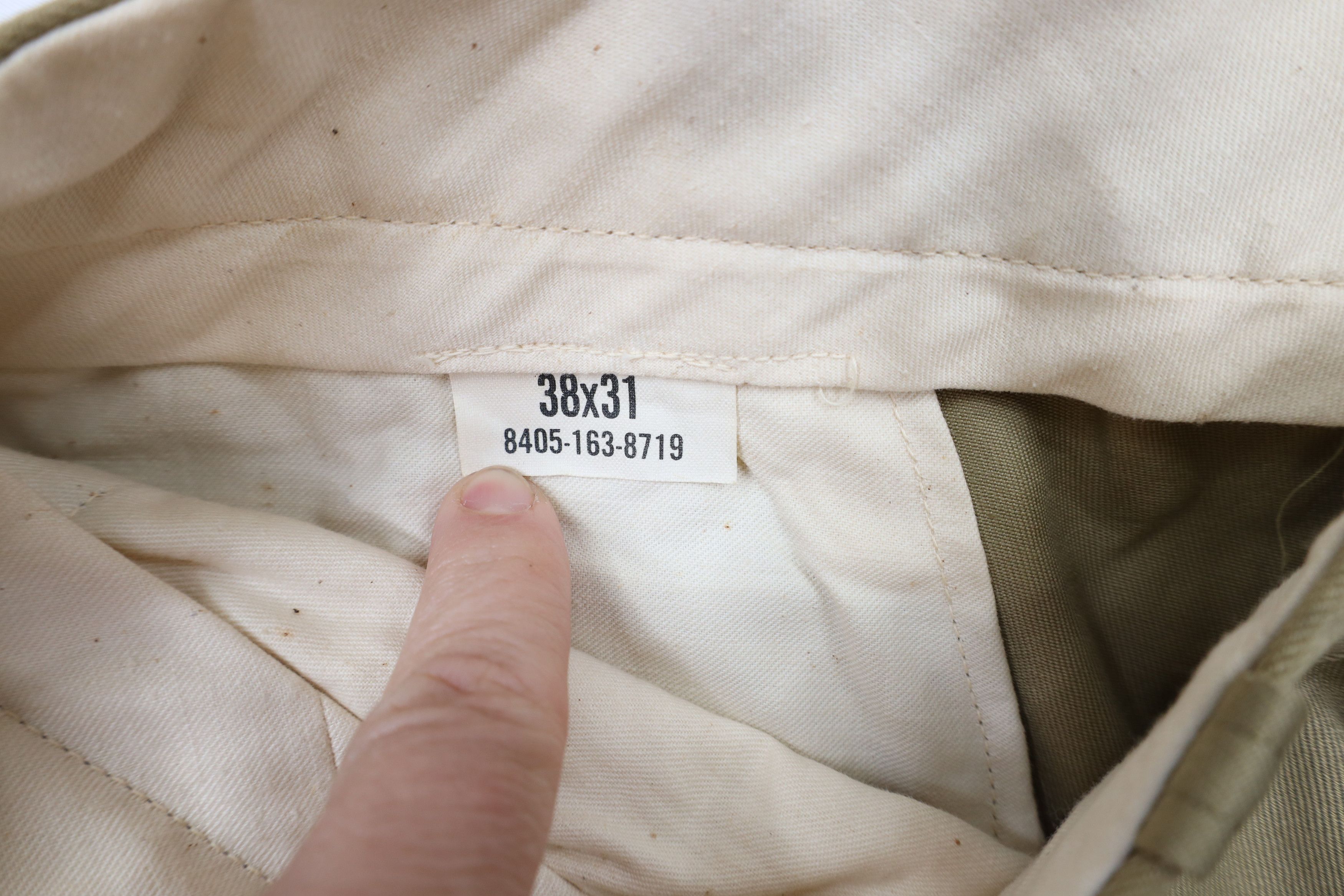 Vintage Vintage 60s Vietnam War Class 1 8.2oz Trousers Pants USA Size US 38 / EU 54 - 6 Thumbnail