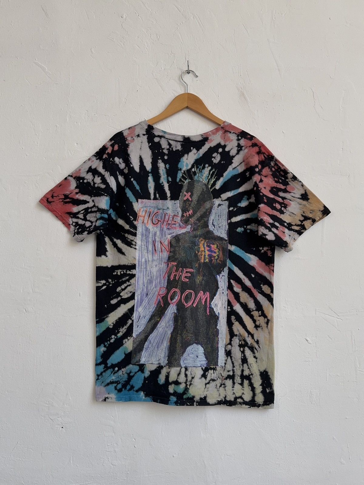 Travis Scott 2019 Travis Scott Highest in the room Tie-dye Tee Size US L / EU 52-54 / 3 - 1 Thumbnail