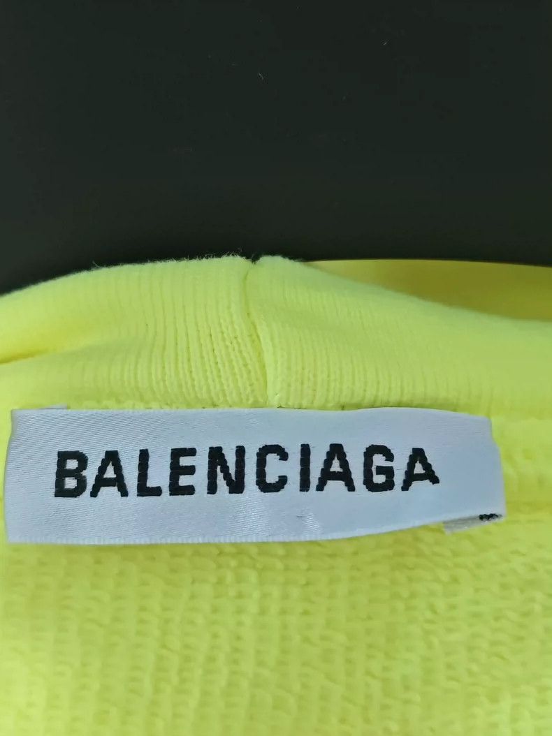 Balenciaga Balenciaga Fluorescent green hooded sweater Size US XS / EU 42 / 0 - 4 Thumbnail