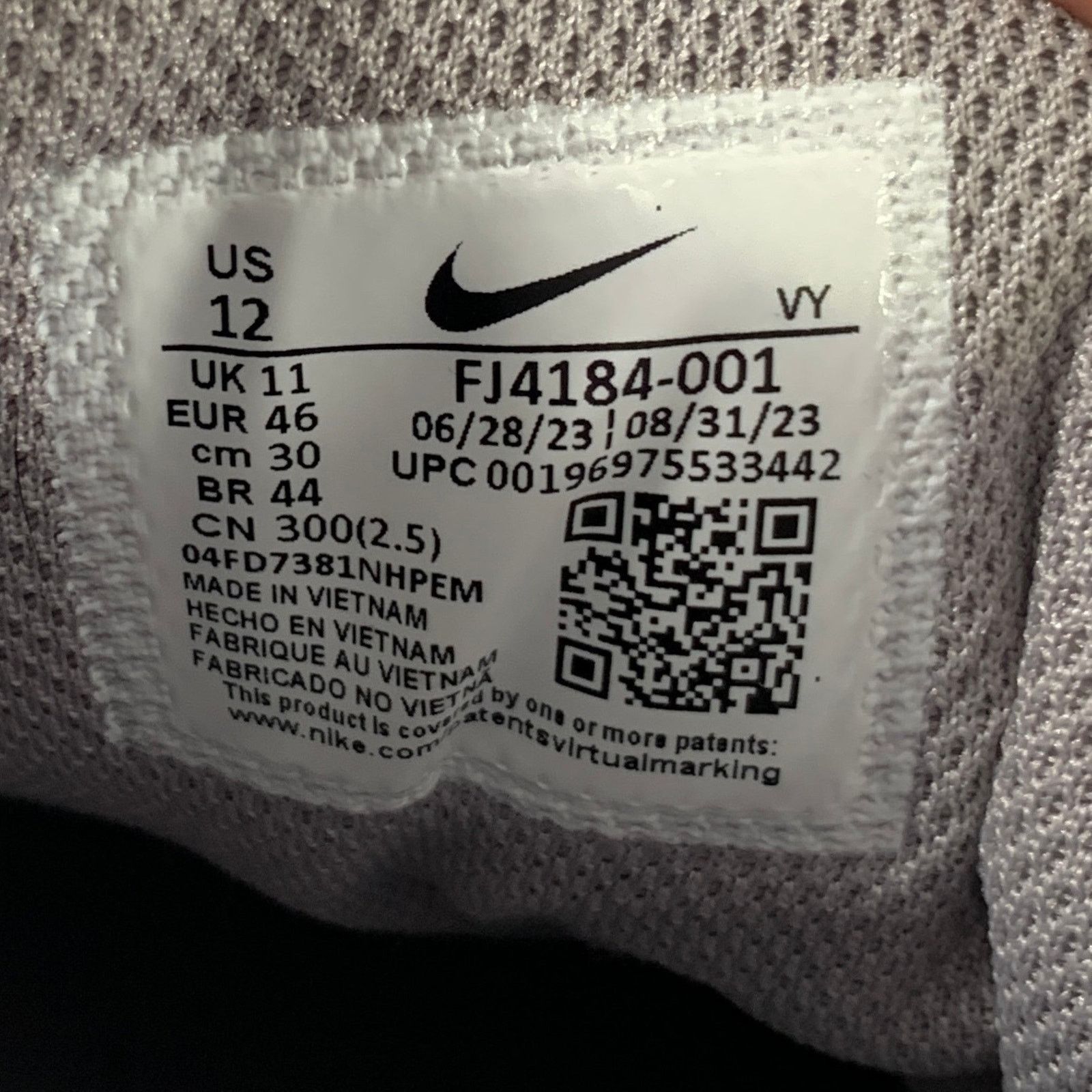 Nike NIKE Size 12 Alpha Force 88 Grey Suede Rubber Sole Sneakers Size US 12 / EU 45 - 9 Thumbnail