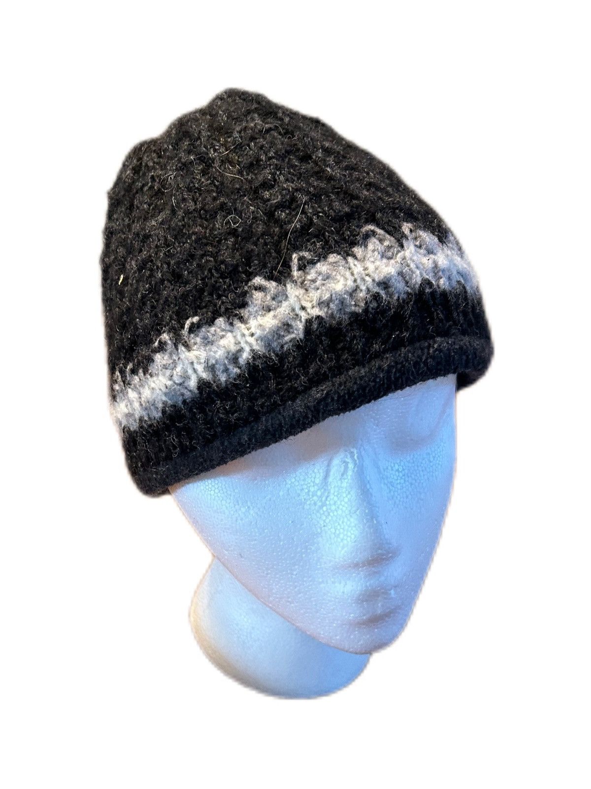 Vintage Vintage Knit Beanie Size ONE SIZE - 2 Thumbnail