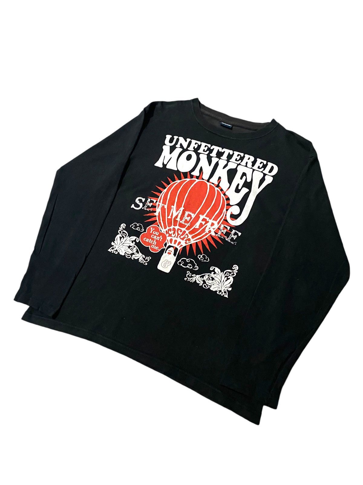 Beauty Beast × Japanese Brand CINEMA UNFETTERED MONKEY SET ME FREE GRAPHIC LONGSLEEVE TEE Size US M / EU 48-50 / 2 - 2 Thumbnail
