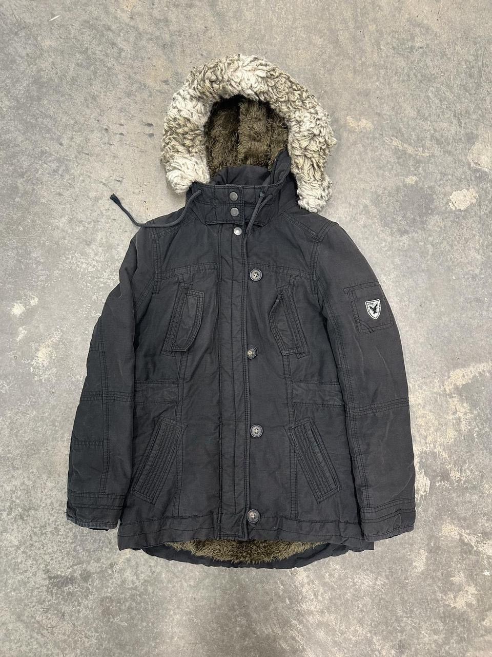 American Eagle Outfitters Vintage Y2K American Eagle Fur Hoodie Size Small Size US S / EU 44-46 / 1 - 1 Thumbnail