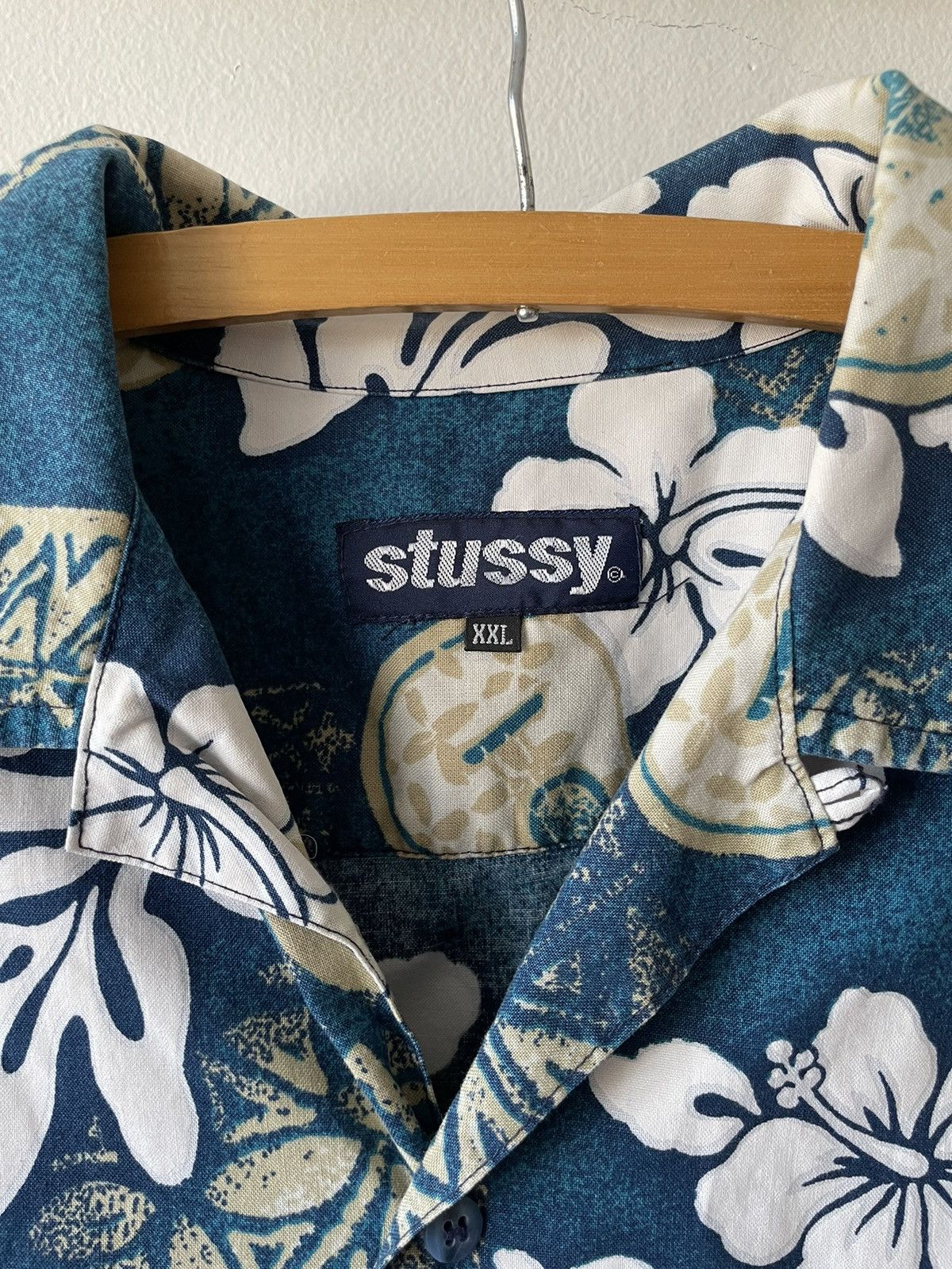 Stussy Vintage 90s Stussy Hawaiian Button Up Streetwear Surf Rare Size US XXL / EU 58 / 5 - 3 Thumbnail