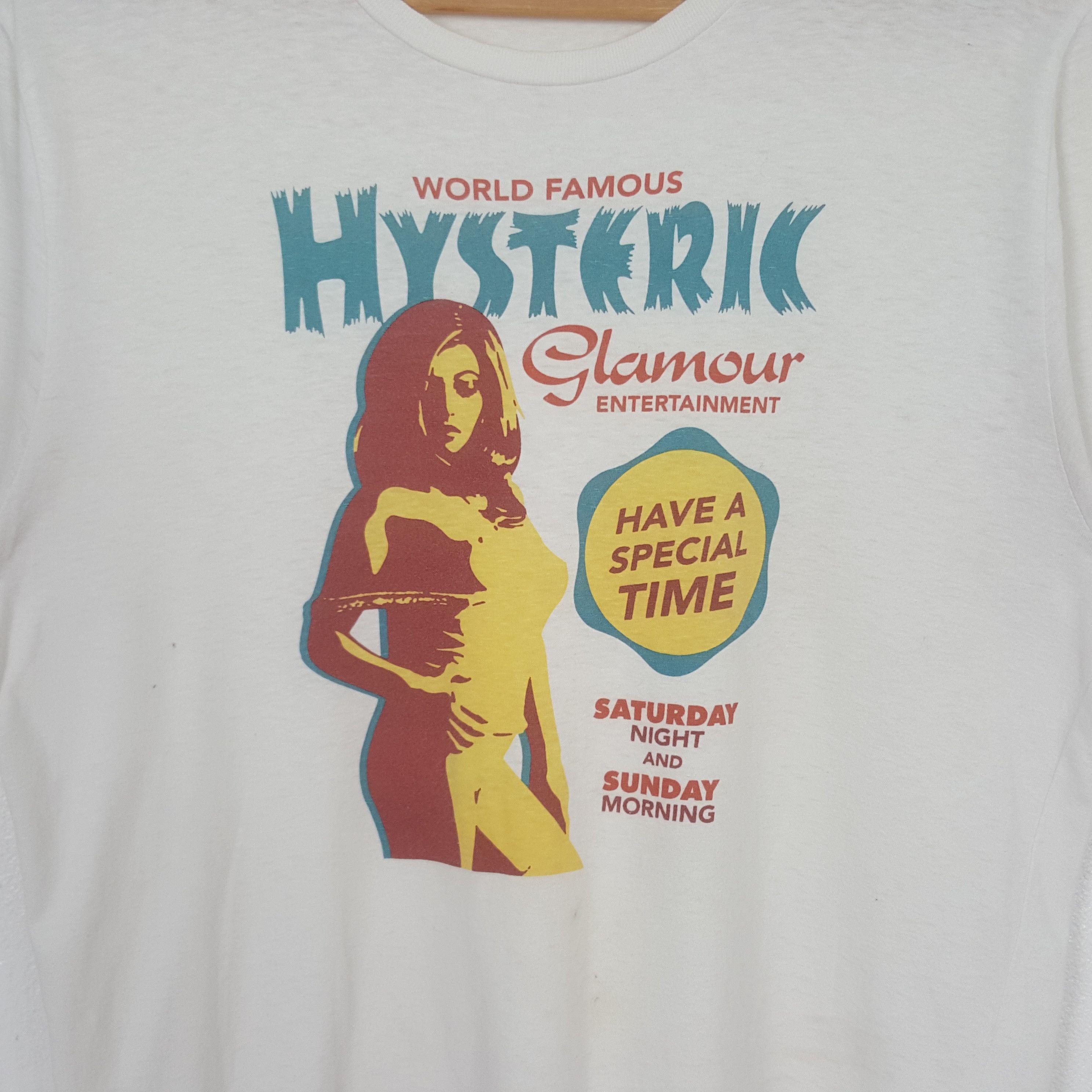 Hysteric Glamour Vintage Hysteric Glamour Japanese Brand Tshirt C319N60 Size US M / EU 48-50 / 2 - 2 Thumbnail