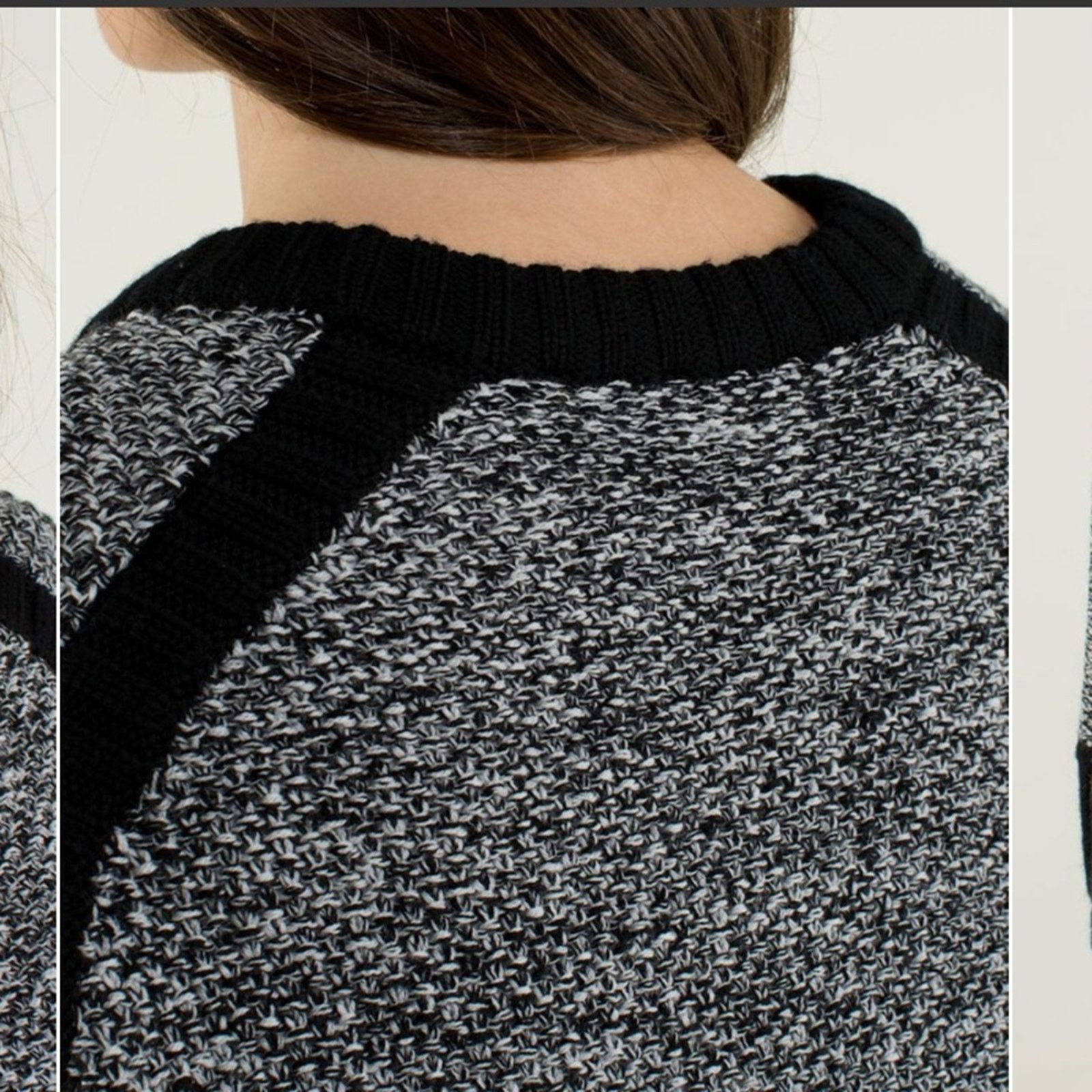 Lululemon Lululemon Passage Sweater – Black/Angel Wing – Size 8 – EUC Size M / US 6-8 / IT 42-44 - 7 Thumbnail