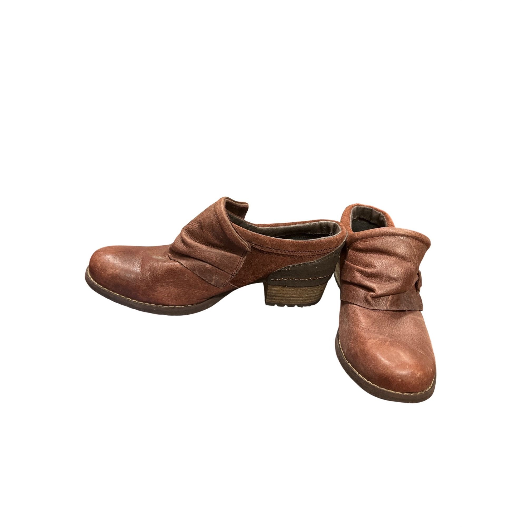 Merrell Merrell Chocolate wms brown leather mules clogs shoes sz 8 S Size US 8 / IT 38 - 2 Thumbnail