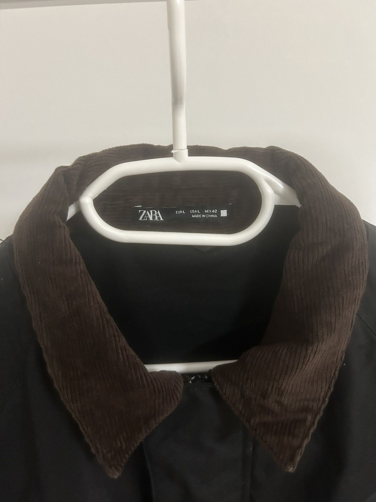 Zara ZARA MIXED COLLAR WAXED JACKET Size US L / EU 52-54 / 3 - 3 Thumbnail
