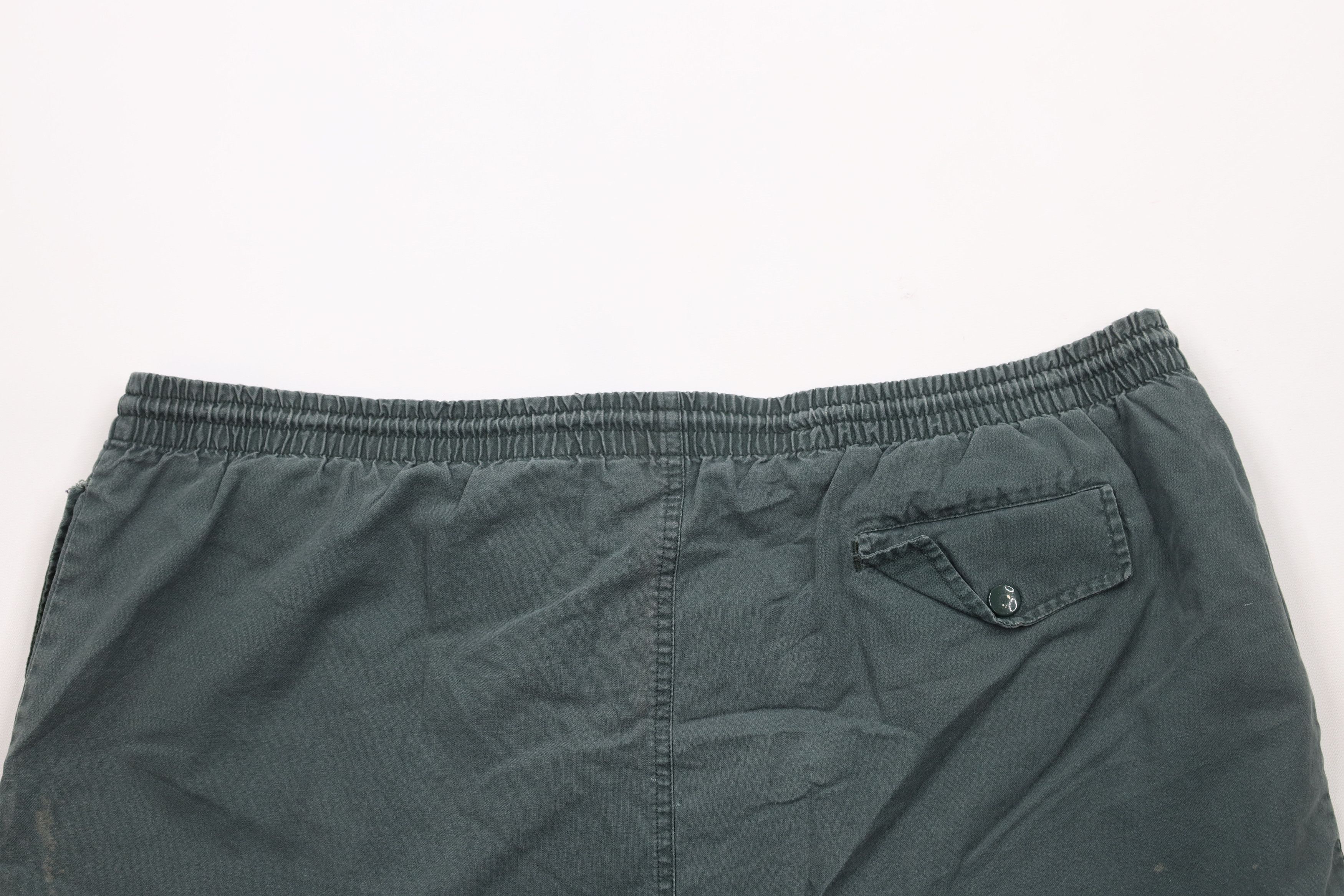 Spalding × Vintage Vintage 90s Spalding Lined Above Knee Shorts Green Cotton Size US 36 / EU 52 - 12 Thumbnail