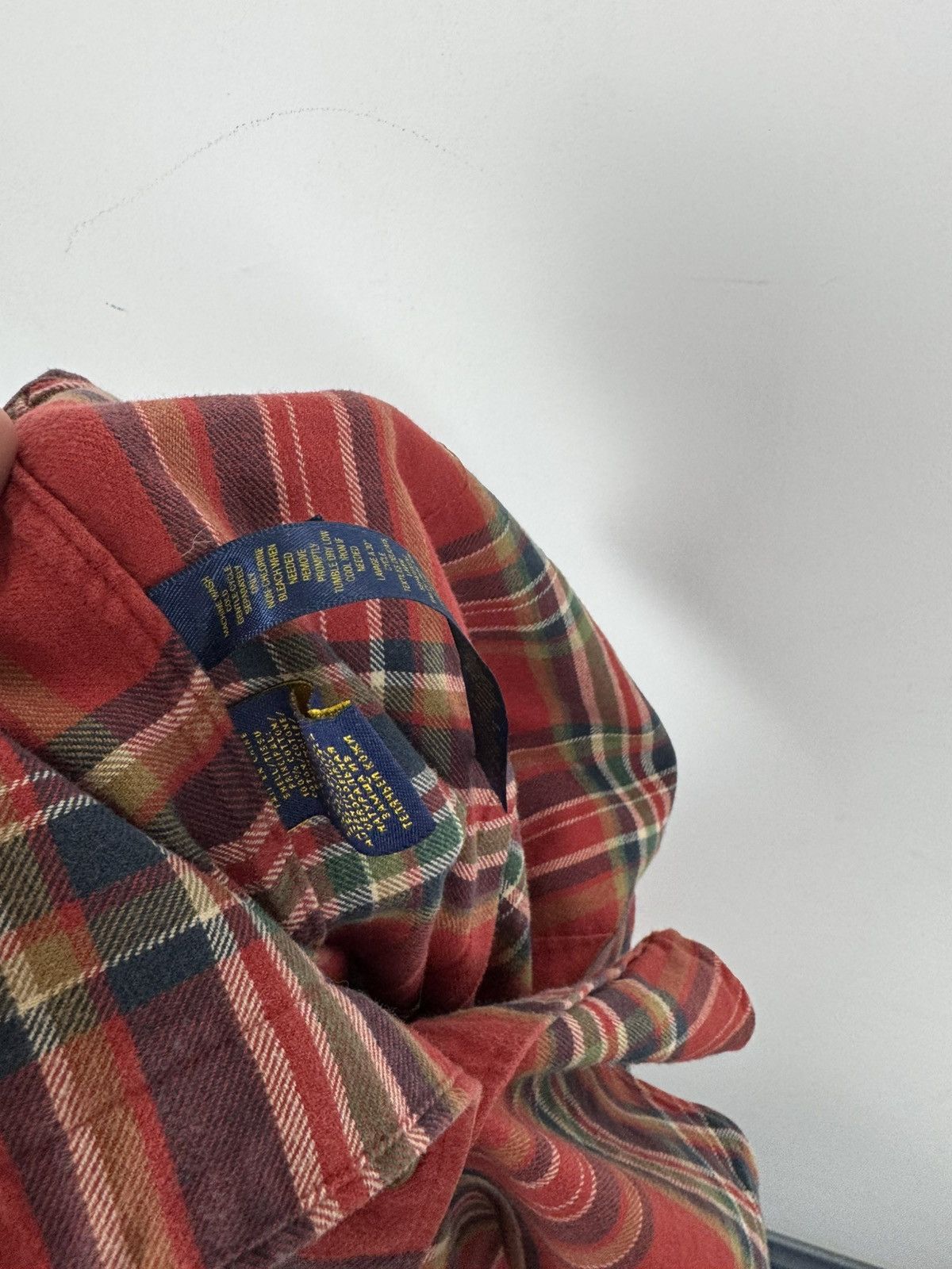 Polo Ralph Lauren Woman’s Ralph Lauren Rugby Pastel Plaid Long Sleeve Shirt Size XS / US 0-2 / IT 36-38 - 4 Thumbnail
