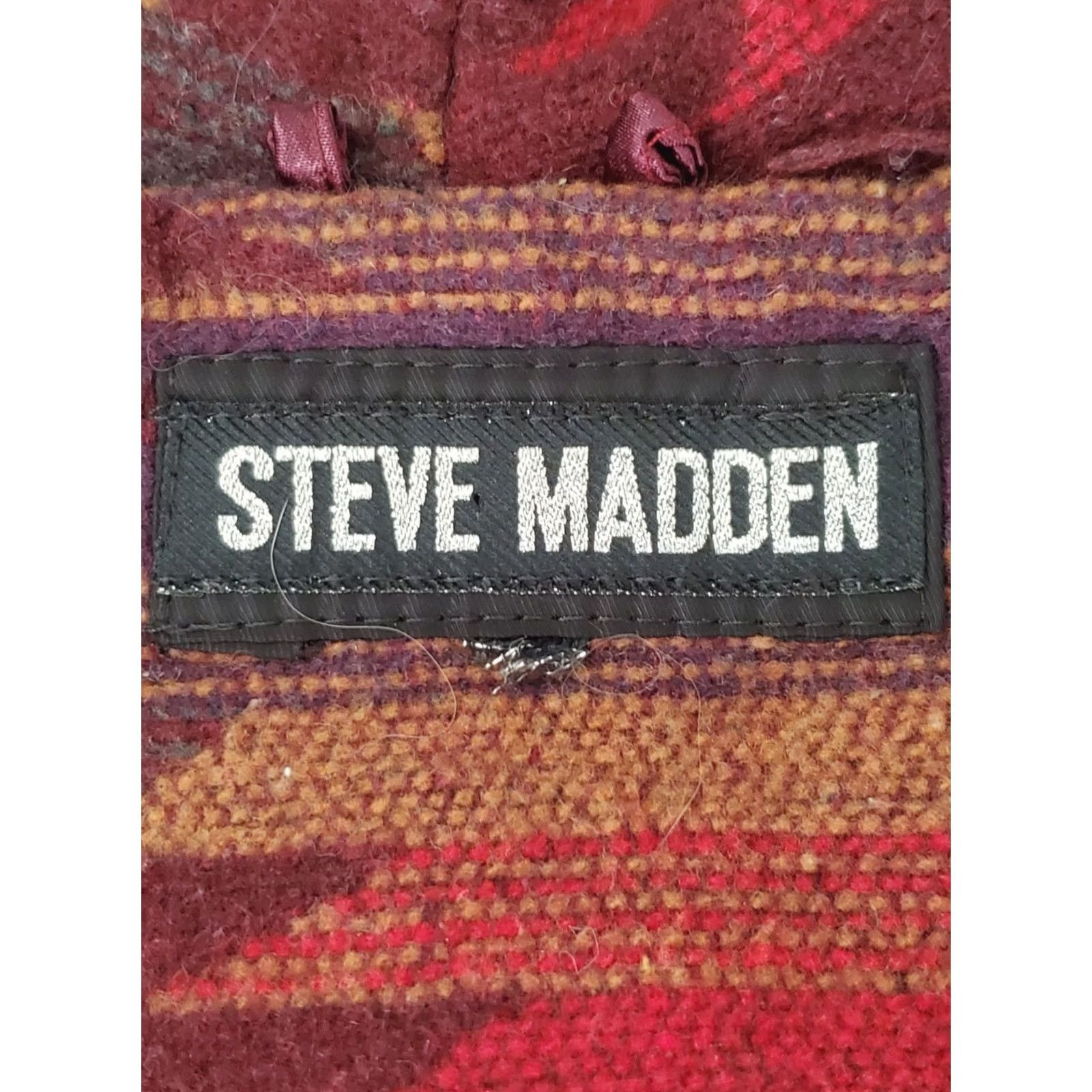 Steve Madden Steve Madden Coat Belted Blanket Wrap Jacket Southwestern Aztec Women's Size M Multicolor Oversized Collar Size M / US 6-8 / IT 42-44 - 7 Thumbnail