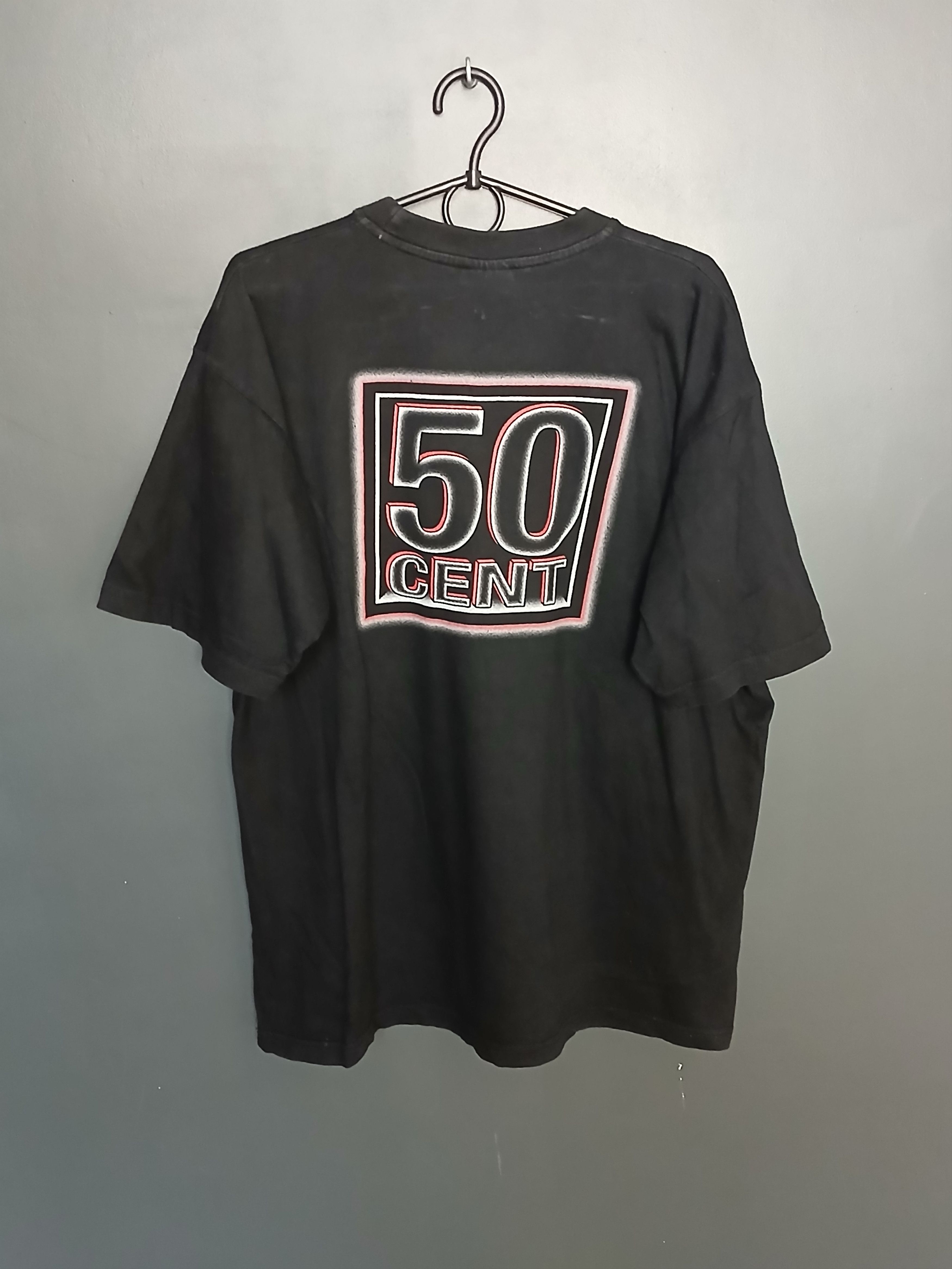 50 Cent × Rap Tees × Vintage 50 Cent T-Shirt Size US XL / EU 56 / 4 - 2 Thumbnail