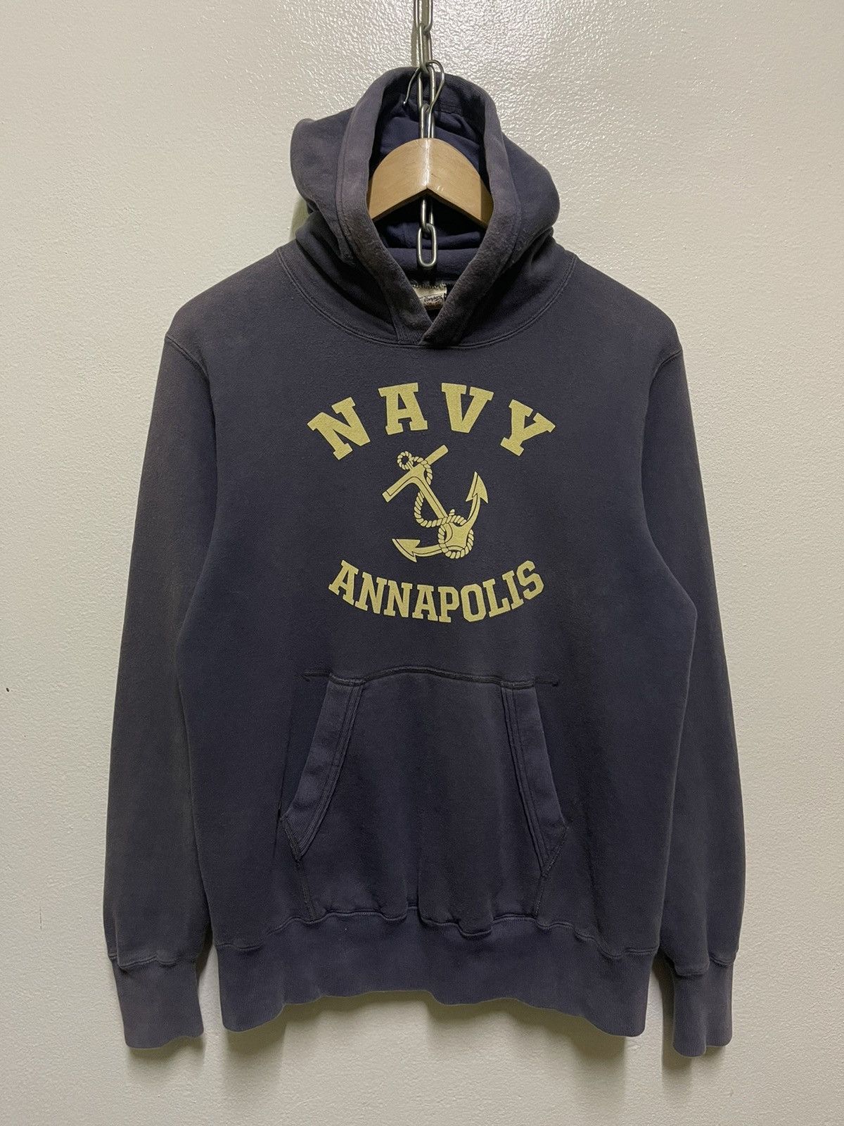 Buzz Rickson's Buzz Rickson Sportwear Hoodie Navy Annapolis Japan Size US M / EU 48-50 / 2 - 1 Thumbnail
