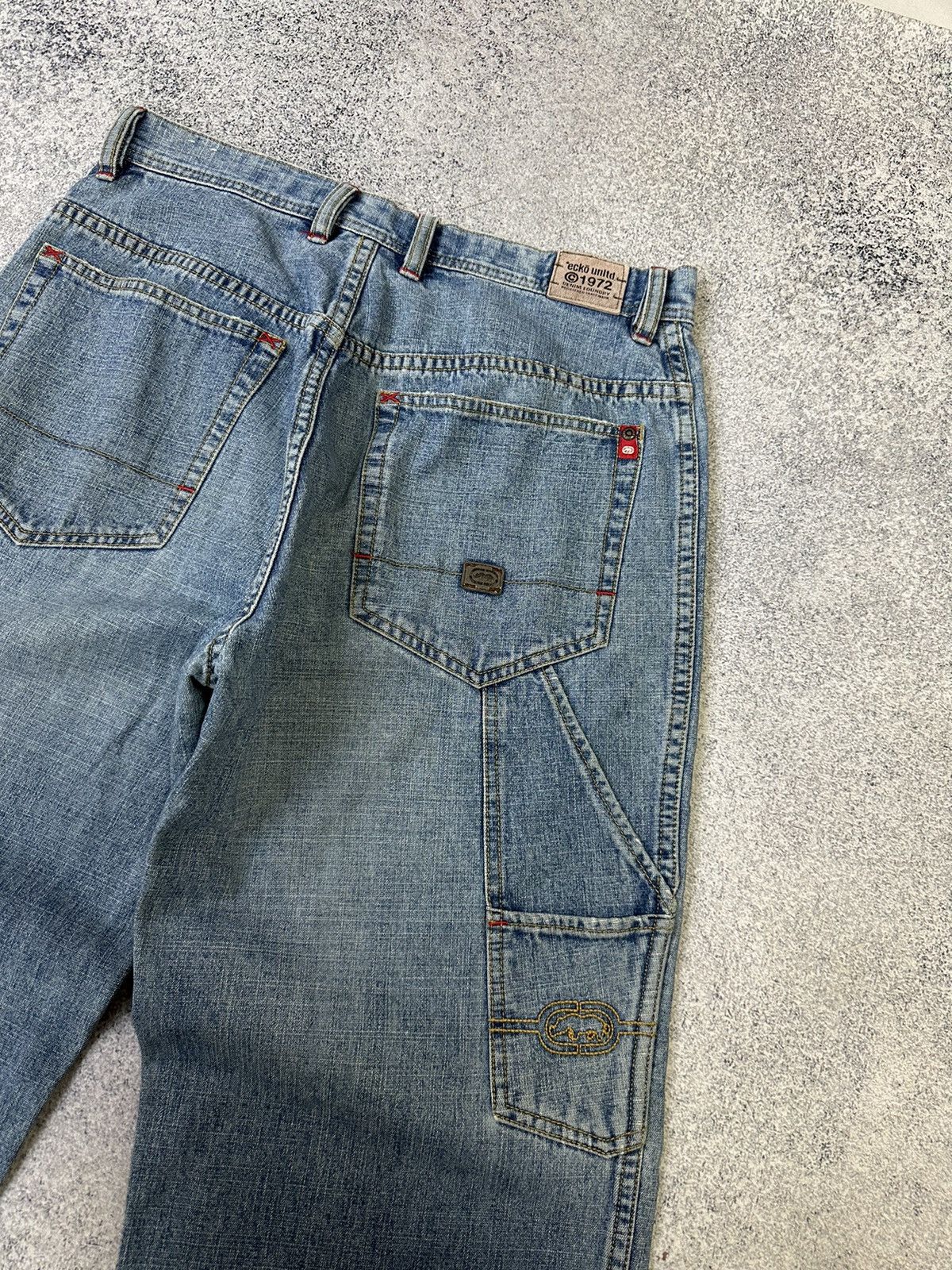 Ecko Unltd. × Vintage Vintage ECKo Unltd Rap Baggy Y2K Jeans Size US 30 / EU 46 - 6 Thumbnail