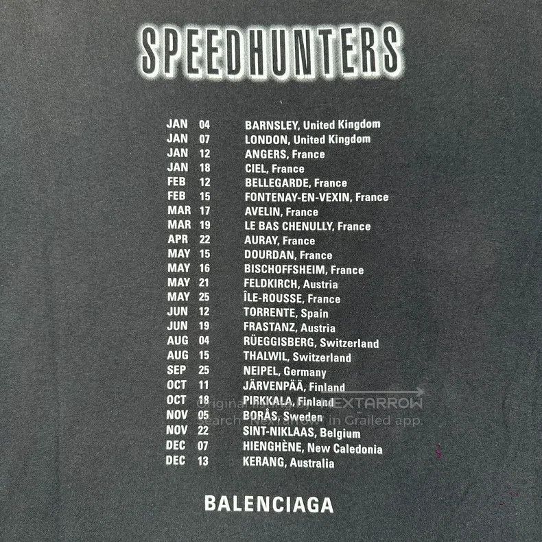 Balenciaga Balenciaga Electric purple band T-shirt portrait short-sle Size US S / EU 44-46 / 1 - 7 Thumbnail