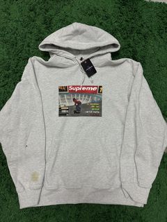 Grey Supreme Hoodie