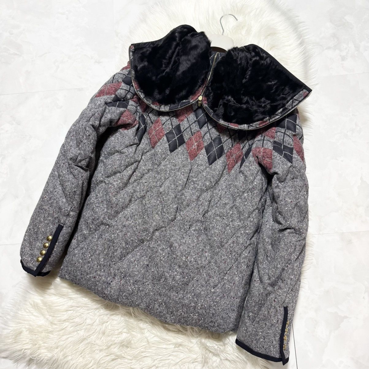 Moncler Gamme Bleu Moncler Gamme Bleu Lamb Fur Hooded Down Jacket Size US M / EU 48-50 / 2 - 13 Thumbnail