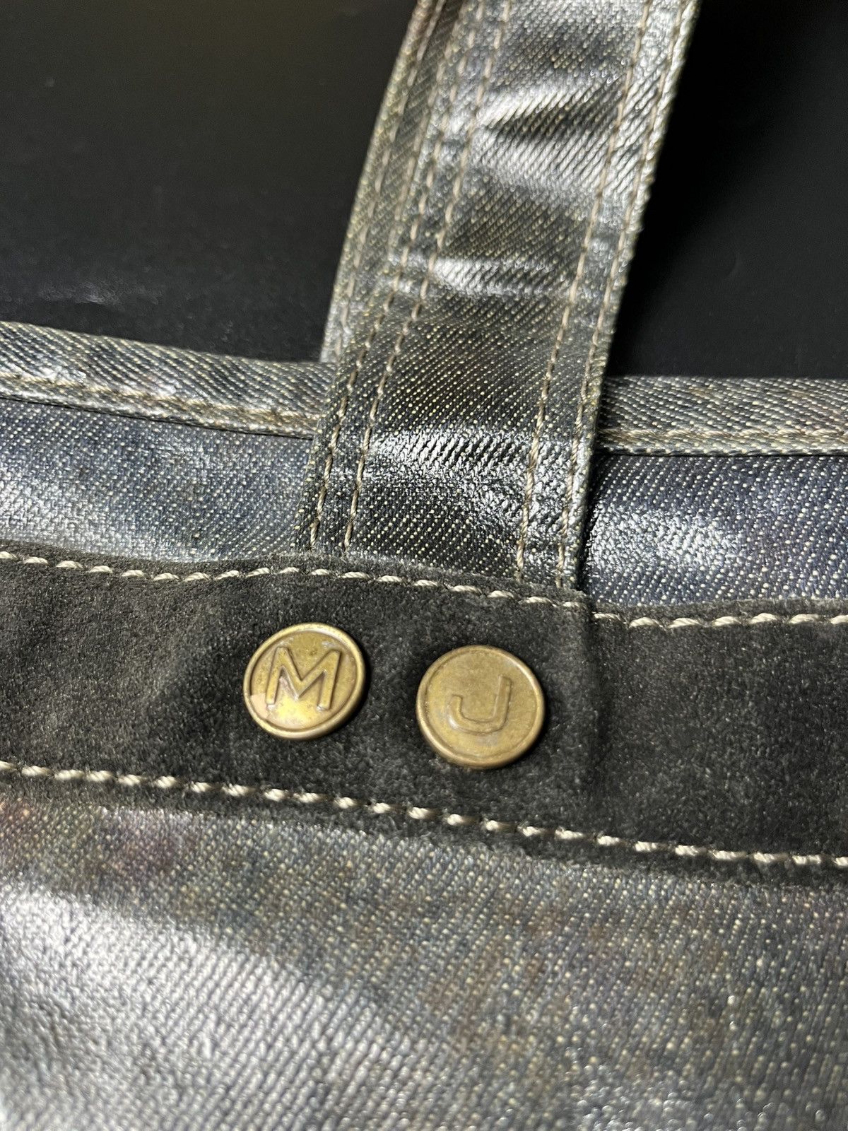 Designer × Heaven by Marc Jacobs × Marc Jacobs Rare Marc Jacobs Tote bag Jeans leather Size ONE SIZE - 9 Thumbnail