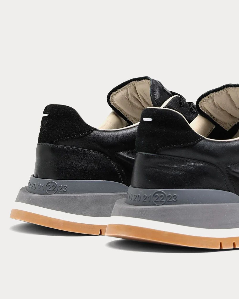 Maison Margiela o1w1db10525 Low-Top Sneakers in Black Size US 9 / EU 42 - 4 Thumbnail