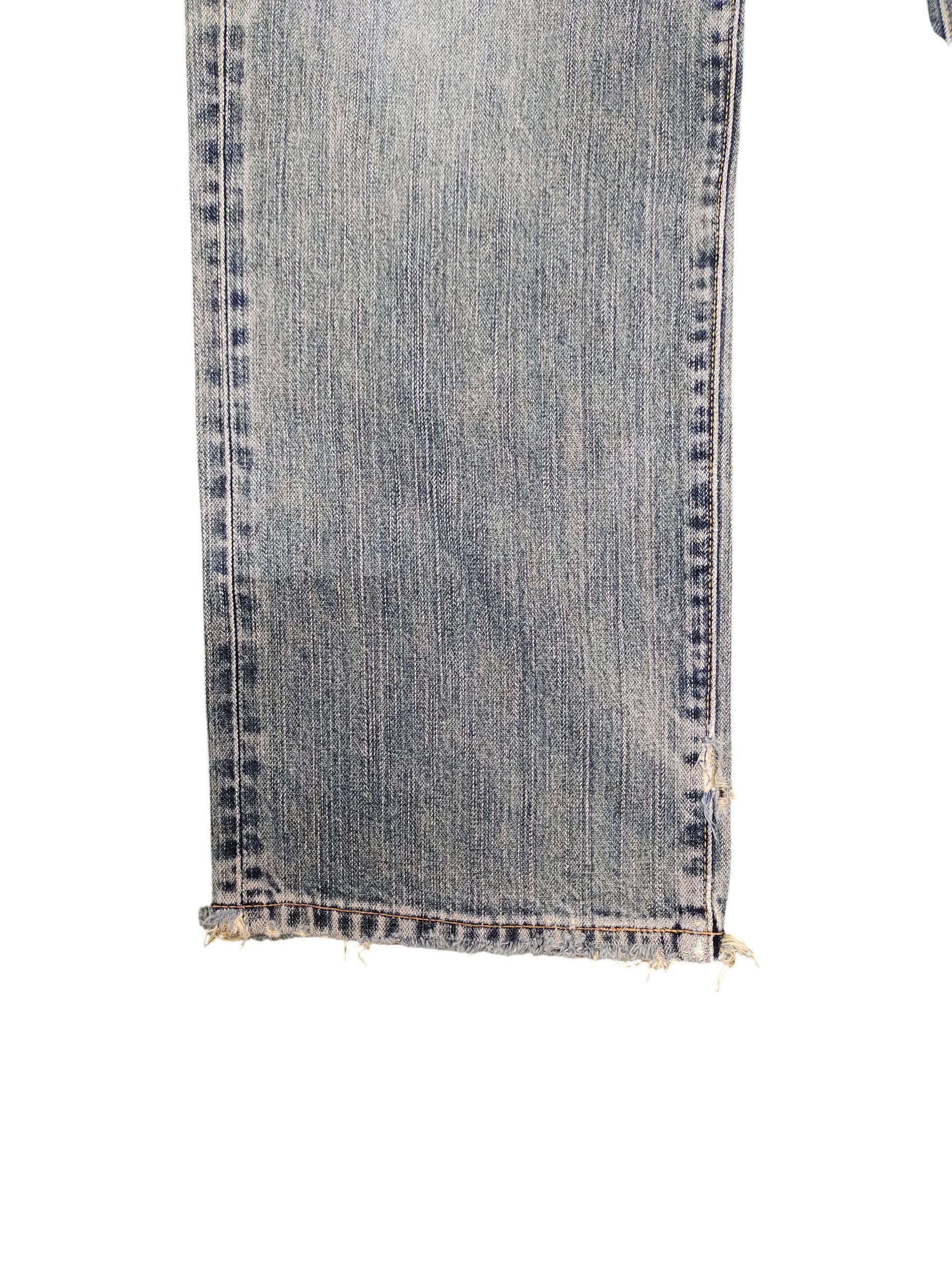 Undercover Vintage 90s Wrangler Regular Distress Sand Wash Denim Jeans Size US 33 - 5 Thumbnail