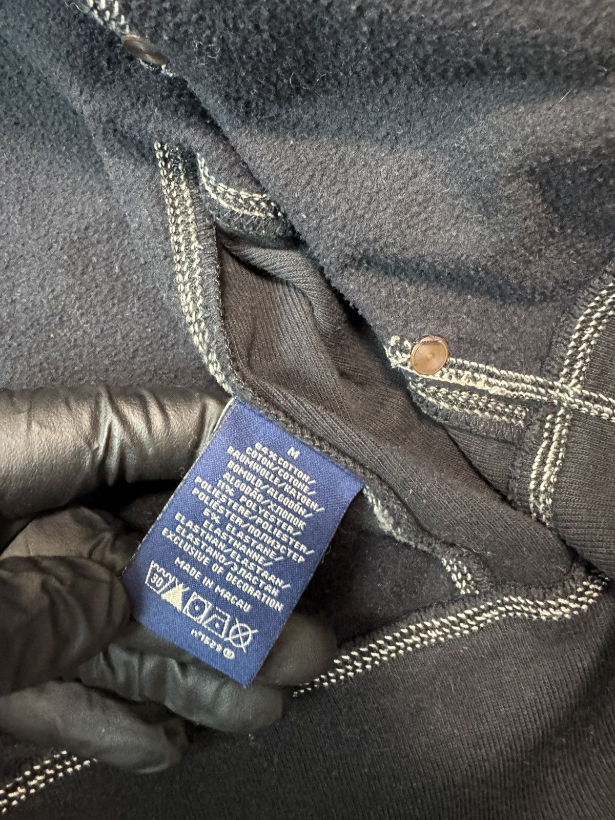 Polo Ralph Lauren Y2K Polo Ralph Lauren White Stitch Big Logo Zip Up Hoodie Size M / US 6-8 / IT 42-44 - 12 Thumbnail