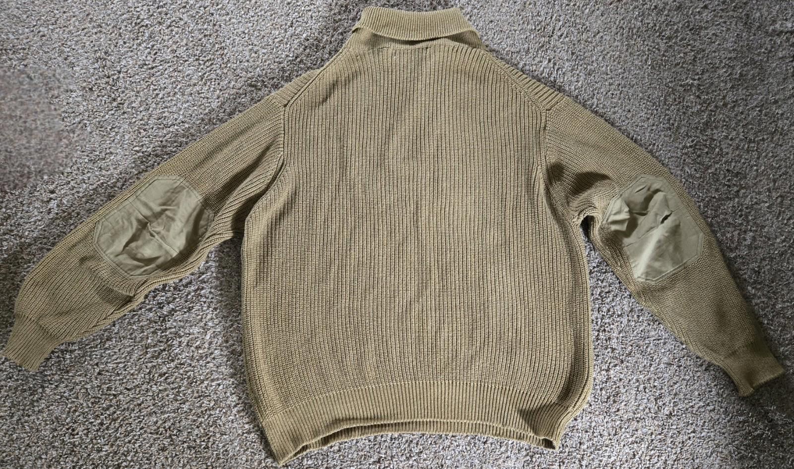 Orvis Orvis Mens L Shawl Collar Infantry Button Sweater Elbow Pads Size US L / EU 52-54 / 3 - 8 Thumbnail