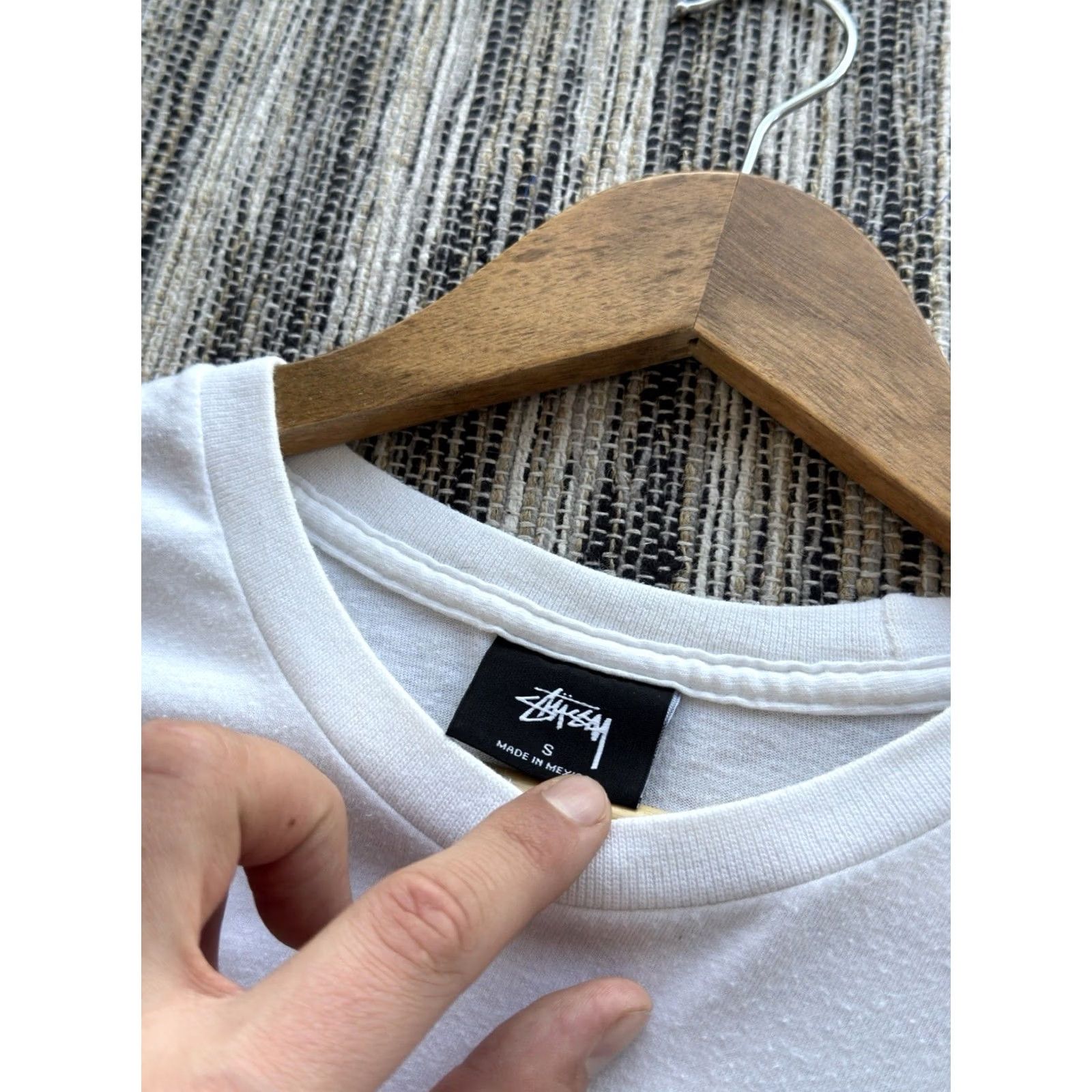 Logo 7 Stussy Big Logo Classic Y2K White Long Sleeve S Men Size US S / EU 44-46 / 1 - 7 Thumbnail