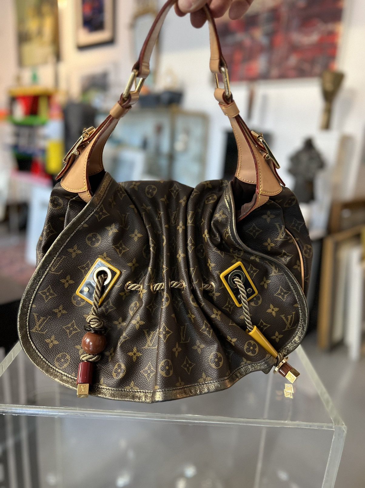 Louis Vuitton Louis Vuitton Monogram Kalahari GM Bag Size ONE SIZE - 1 Thumbnail