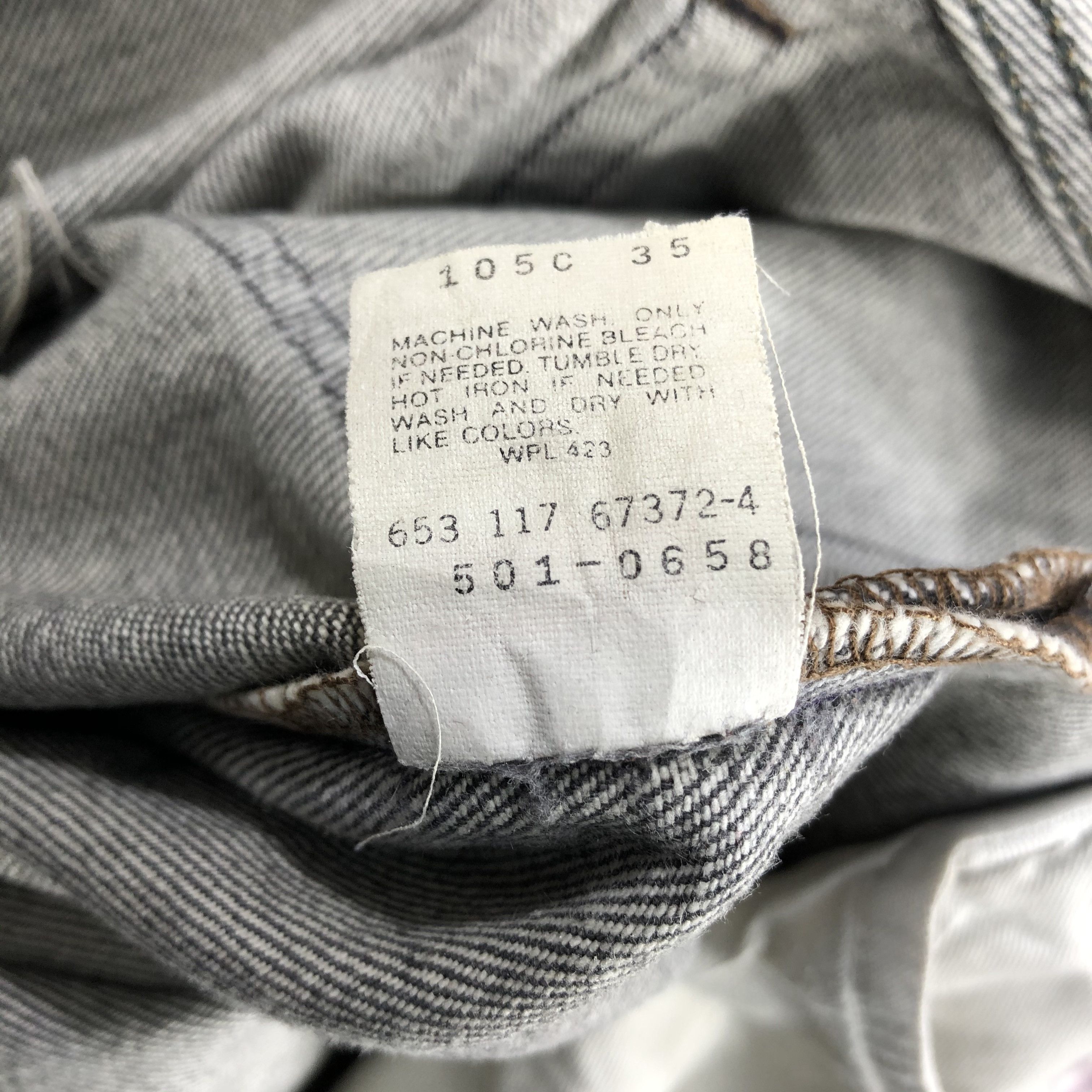 Levi's 90s Vintage Faded Black Levis 501 Jeans-JM2092 Size US 33 - 10 Thumbnail