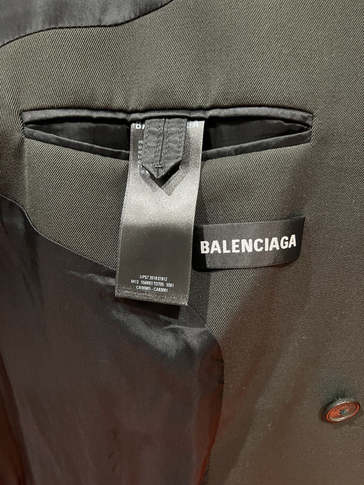 Balenciaga DEMNA hybrid double blazer in dark green size 48 Size 48L - 6 Thumbnail