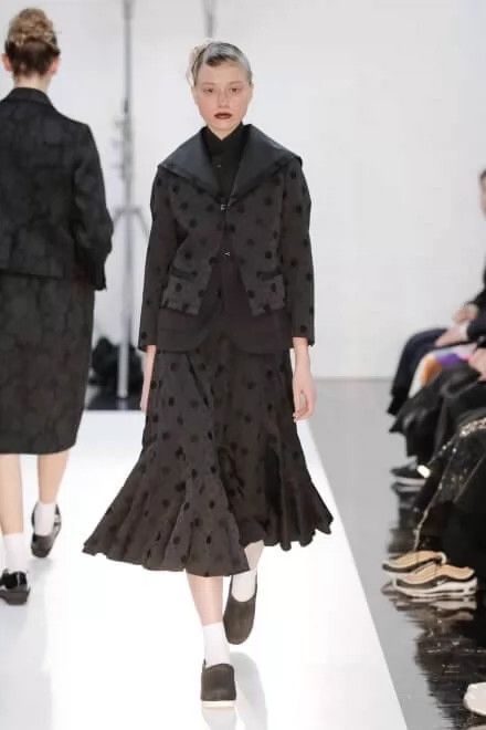Comme des Garcons Comme des Garcons size M Polka Dot Dark Water Wave Skirt L Size 23" - 9 Thumbnail