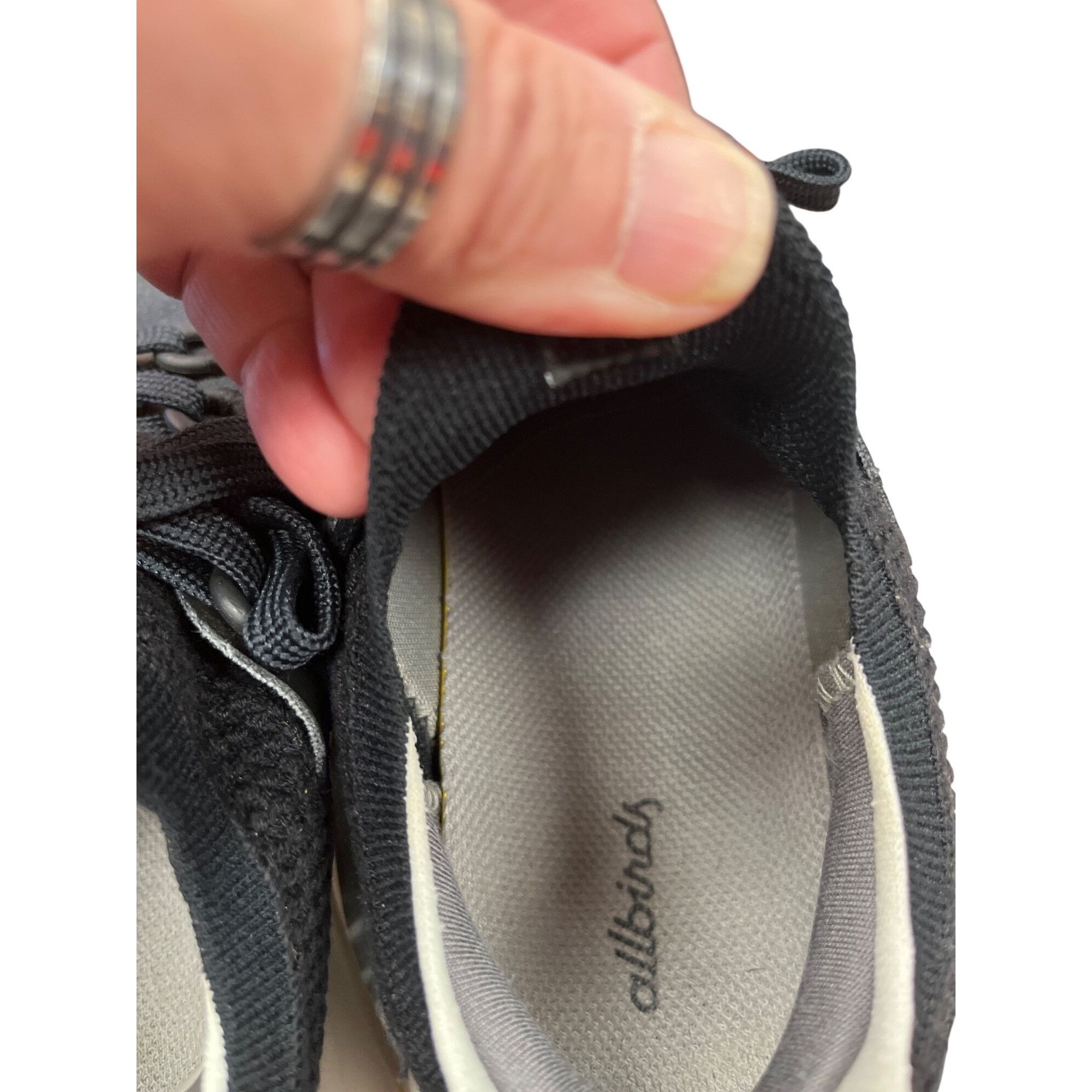 Allbirds All birds wms black white casaul walking sneakers sz 10 SKU Size US 10 / IT 40 - 8 Thumbnail