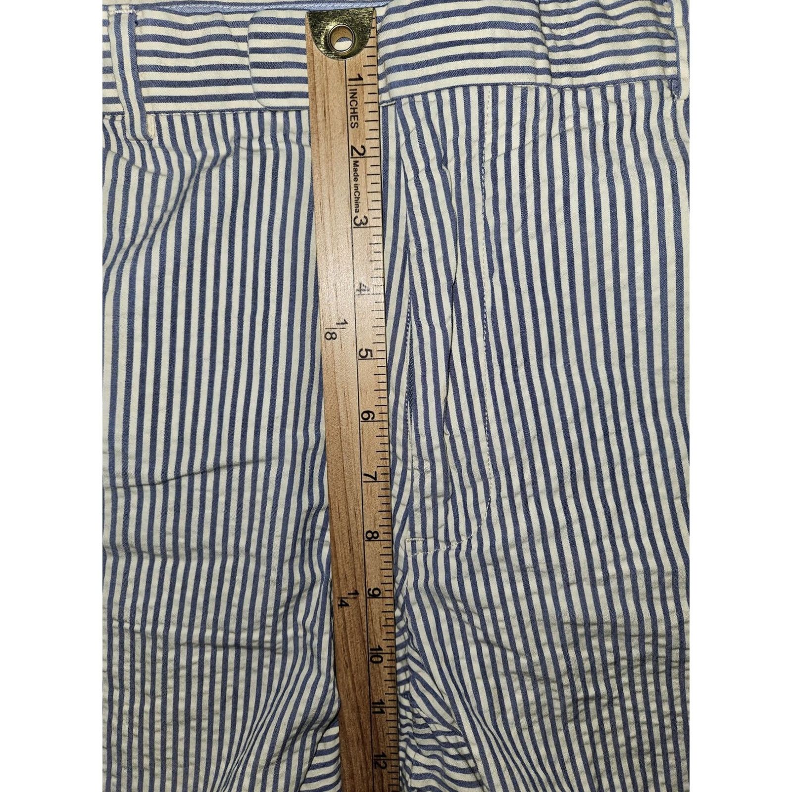 Polo Ralph Lauren Polo Ralph Lauren Shorts Mens 40 Blue Stripe Cotton Chino Classic Fit Casual Size US L / EU 52-54 / 3 - 4 Thumbnail