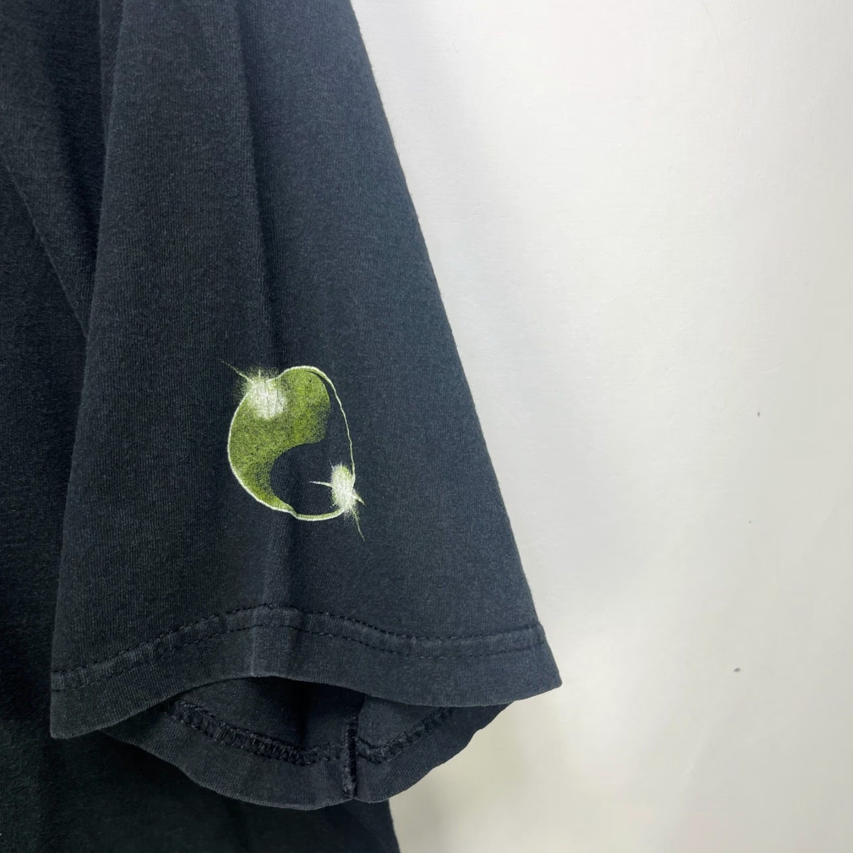Vintage VINTAGE Dragon Green Flame Skater Y2K Baggy T Shirt XL 2XL Black Cotton Logo Men T-Shirt All Seasons Vintage Clothing 90s Size US XL / EU 56 / 4 - 4 Thumbnail